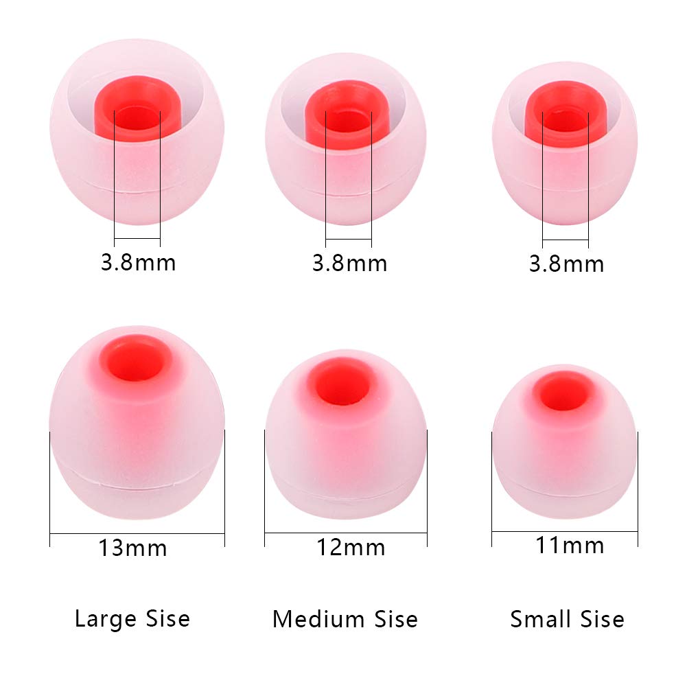 Premium Replacement Earbud Tips - 9 Pairs (S/M/L) - Soft Silicone Eartips for Secure Fit & Noise Isolation - Compatible with AirPods, Galaxy Buds & Most Wireless Earbuds - Perfect for Workouts, Commuting & Travel