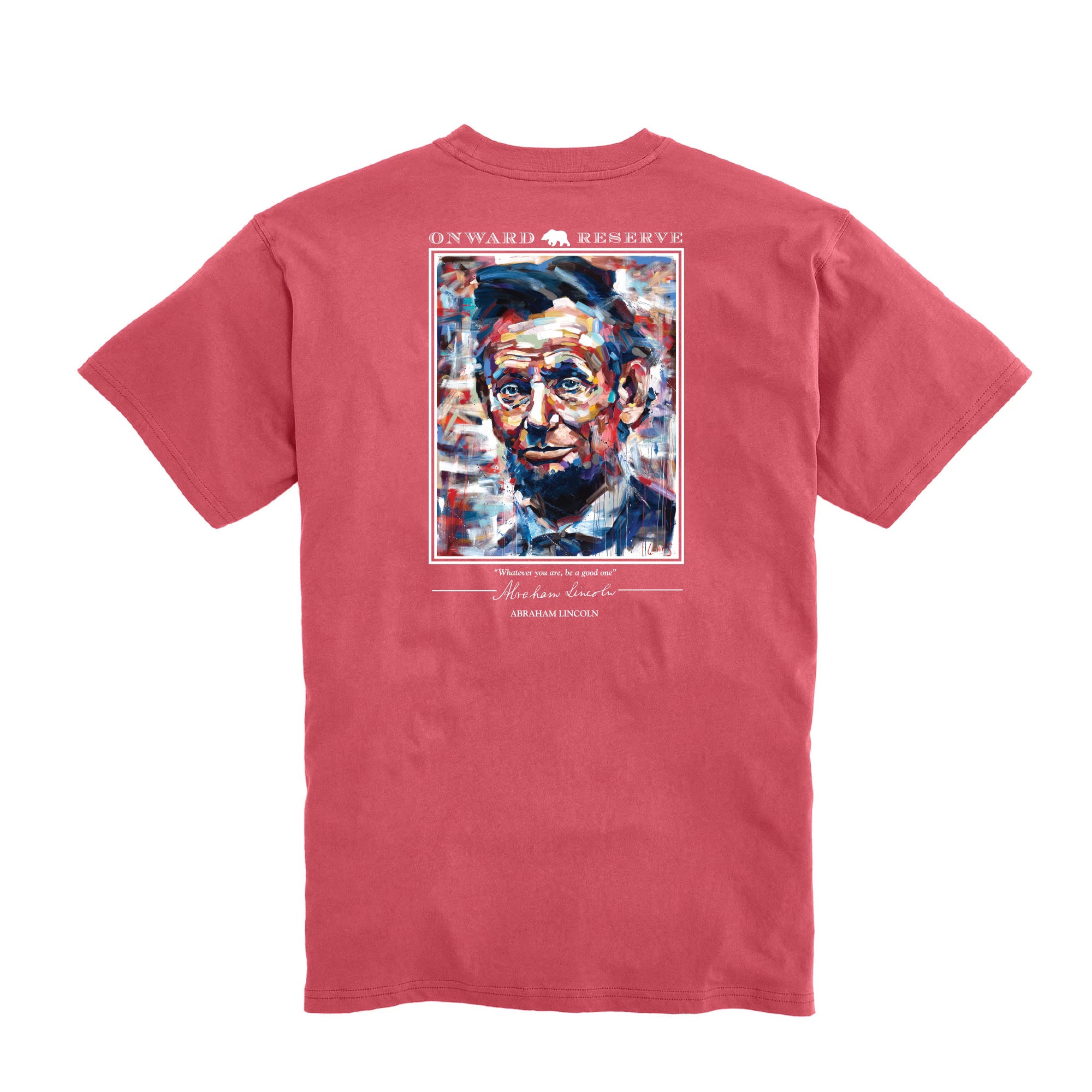 Lincoln Short Sleeve T-Shirt for Men - Comfortable Cotton Crew Neck Casual Tee - Perfect for Everyday Wear, Workouts, and Outdoor Activities