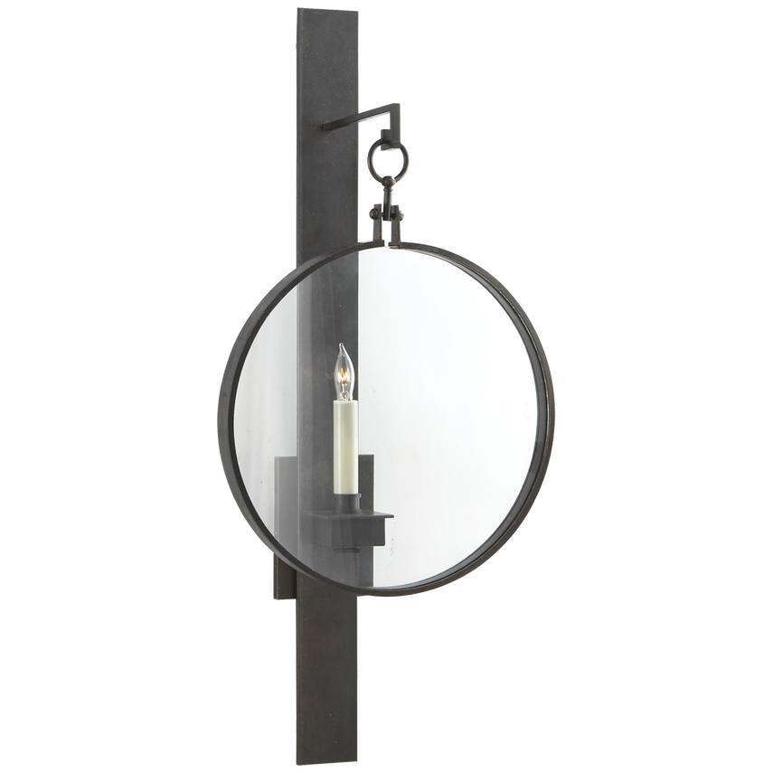 Alyssa Wall Sconce Light Fixture - Modern Plug-in or Hardwired Wall Lamp for Bedroom, Living Room, and Hallway Lighting Decor