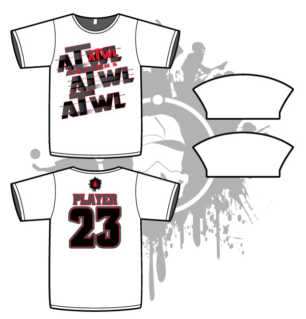 Men's White Sublimation Soccer Jersey - Repeat Design - Breathable & Lightweight for Training & Match Play