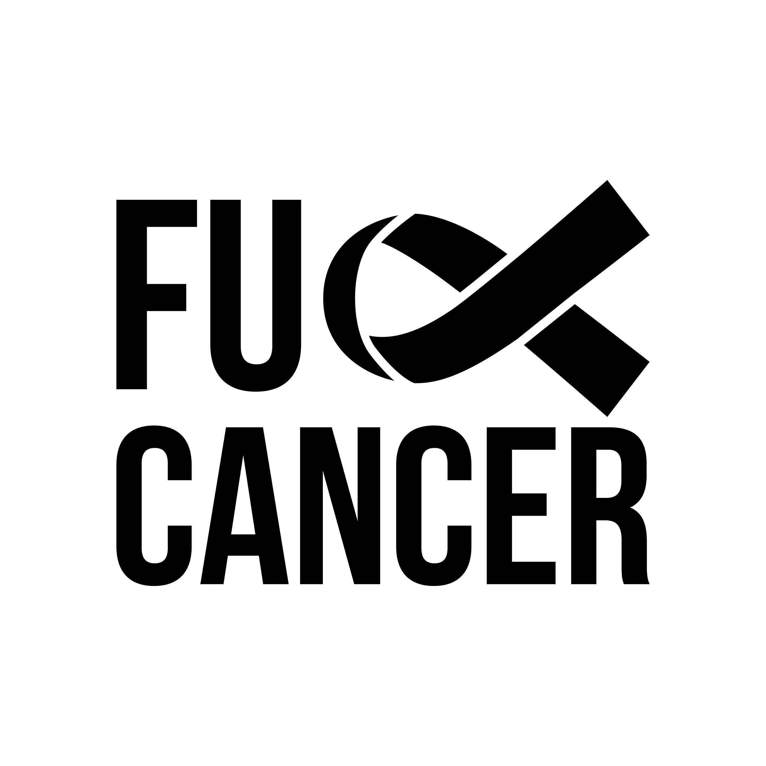 F*ck Cancer Vinyl Wall Decal - 17