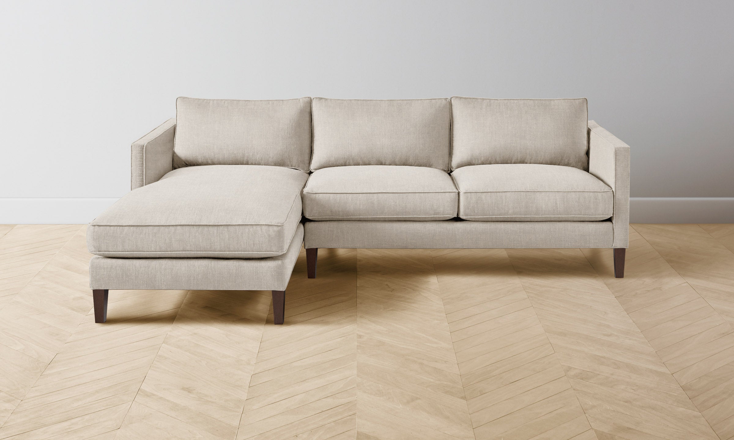 Premium Crosby Sectional Sofa with Heritage Belgian Linen Upholstery - Luxury Comfort for Living Room, Lounge & Family Gatherings