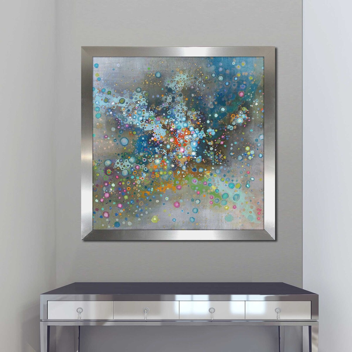 Danhui Nai Andromeda Galaxy Art Print on Acrylic - Stunning Space Wall Decor for Living Room, Bedroom & Office