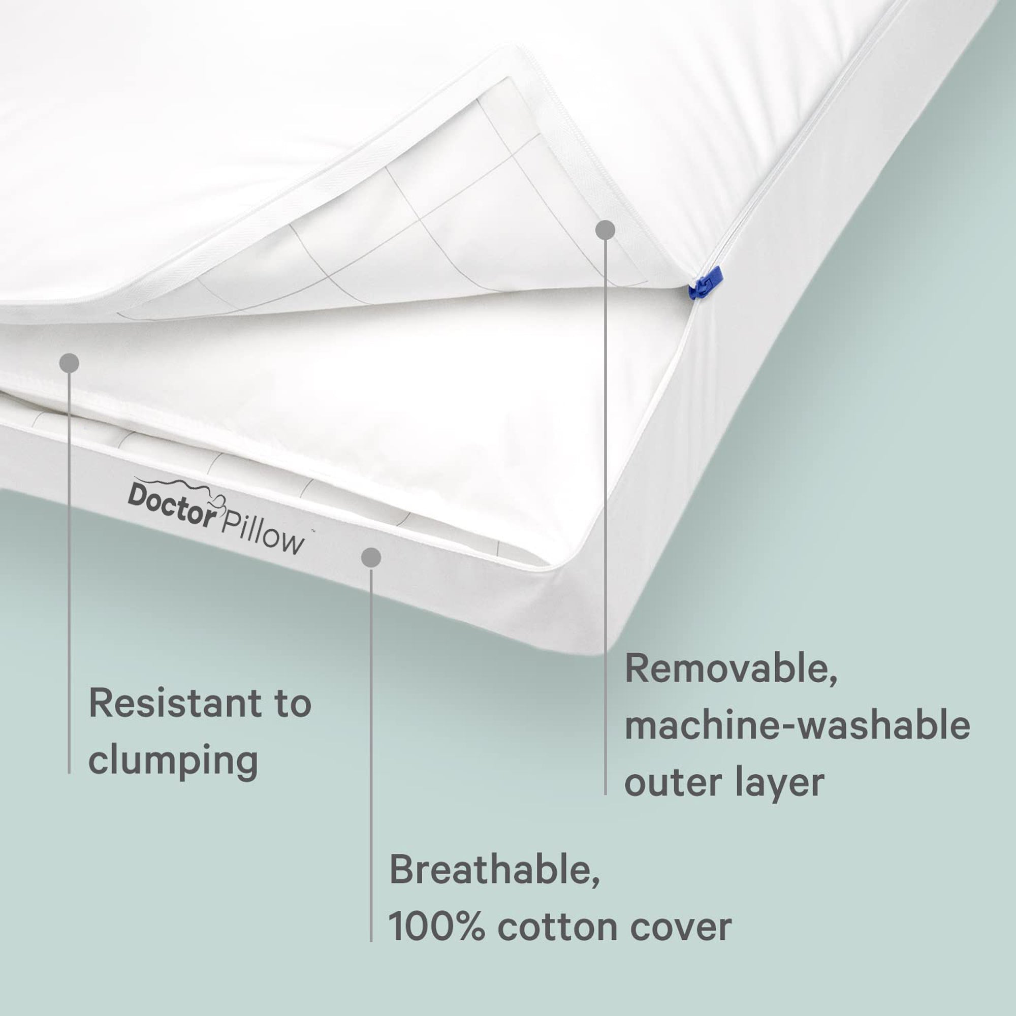 REMEDY HEALTH PILLOW - Orthopedic Memory Foam Pillow for Neck Pain Relief & Better Sleep, Standard Size, White - Perfect for Side Sleepers & Back Pain Sufferers