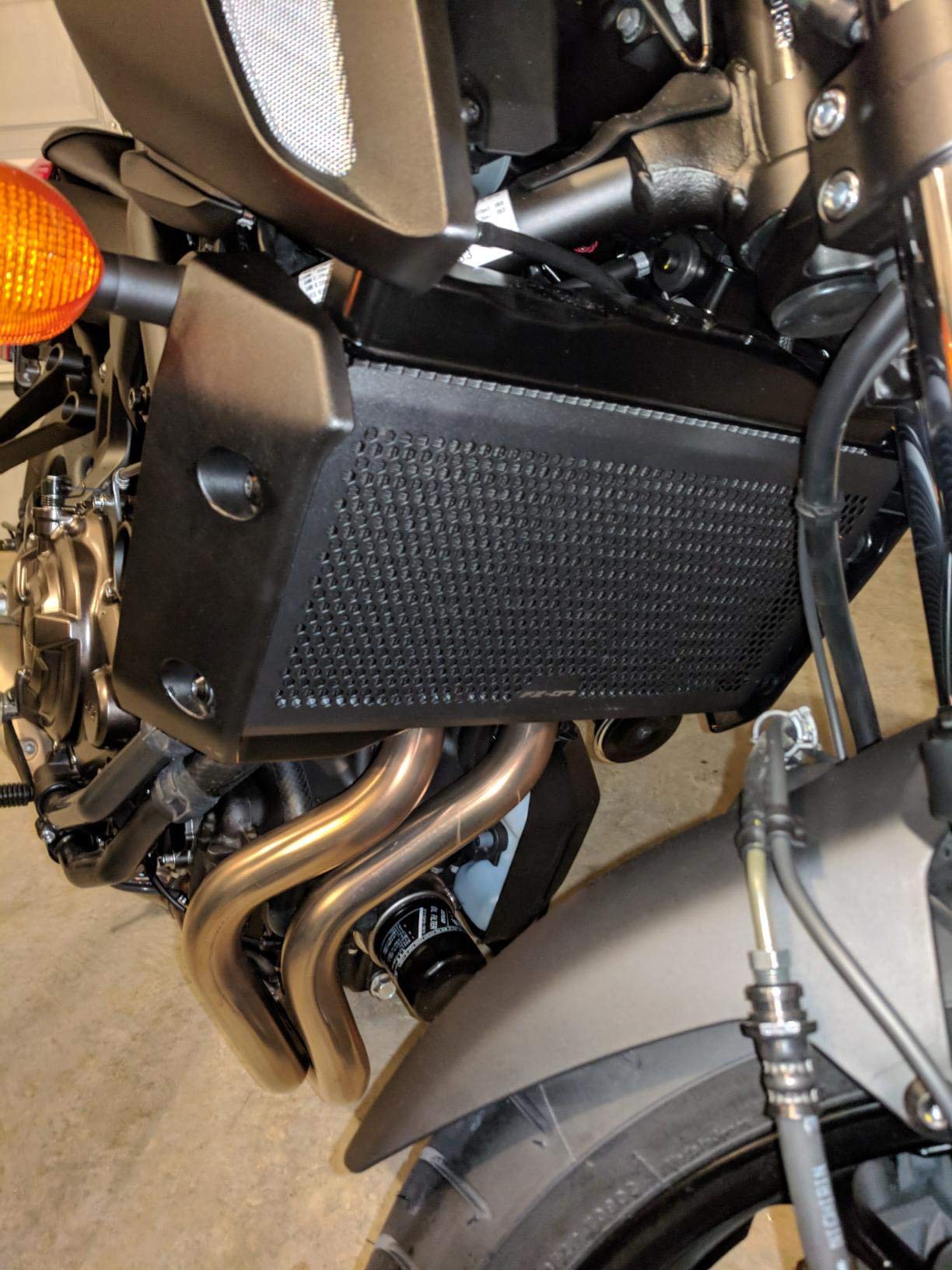YAMAHA FZ-07 FZ07 Radiator Grille Grill Guard (2013-2018) - Heavy Duty Motorcycle Protection for Off-Road & Street Riding