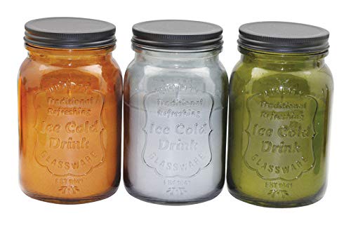 19.4 oz Mason Jar Candle for Flying Insects - Natural Mosquito Repellent for Outdoor Patio, Camping & Backyard Gatherings