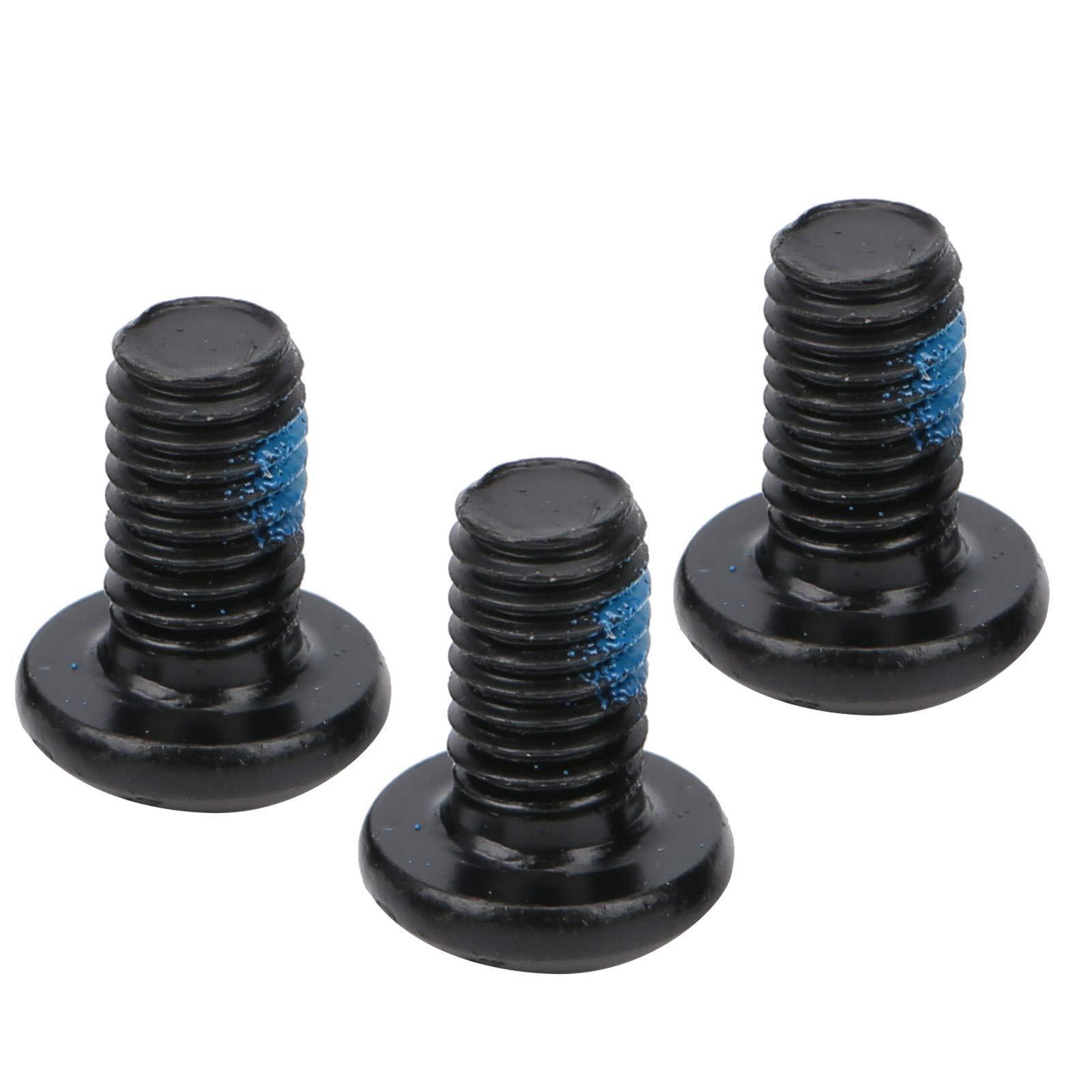 24Pcs M5x10mm Steel Mountain Bike Disc Brake Rotor Bolts T25 - Black Bicycle Brake Screws for MTB, Road & Hybrid Bikes - Perfect for Brake Rotor Repair & Maintenance