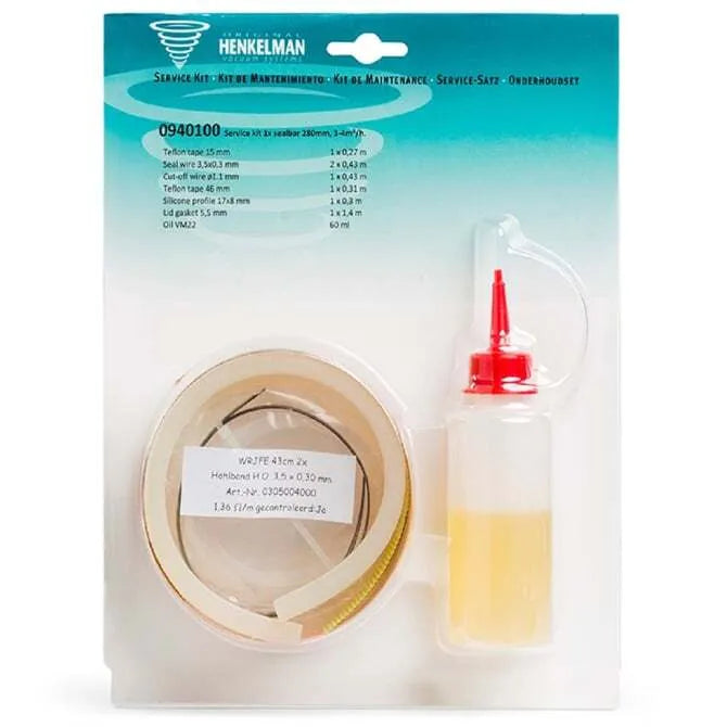 Henkelman Marlin 52 II Vacuum Sealer Service Kit - Replacement Parts for Food Packaging Machine | Perfect for Home, Restaurant & Commercial Use