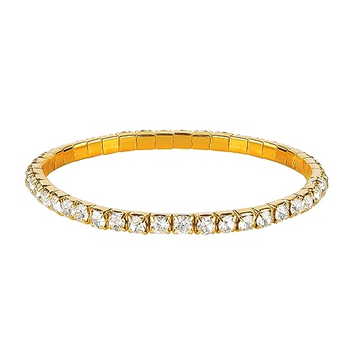1 Row Gold Bracelet