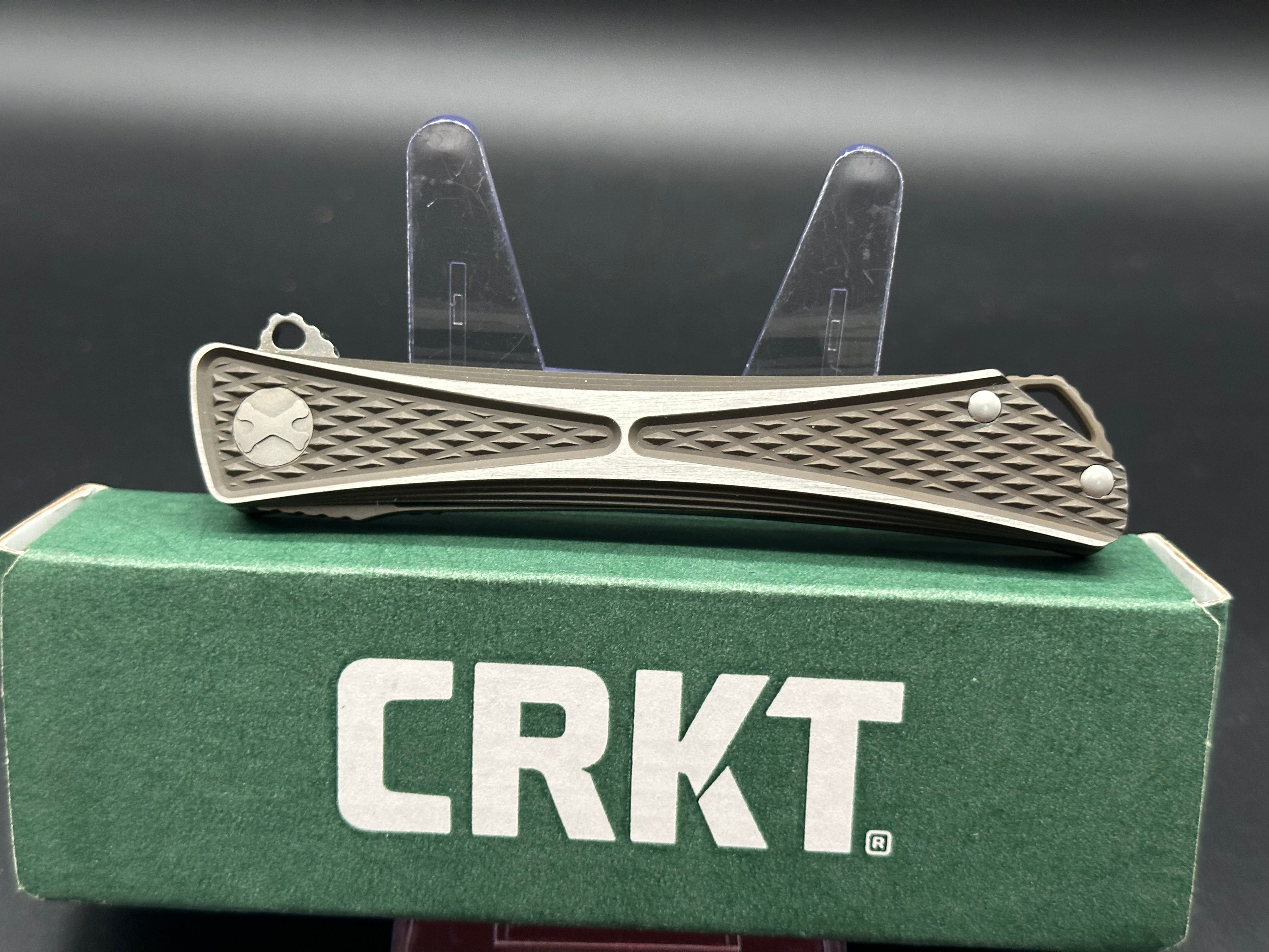 CRKT Crossbones Limited Edition Liner Lock Folding Knife - 3.5