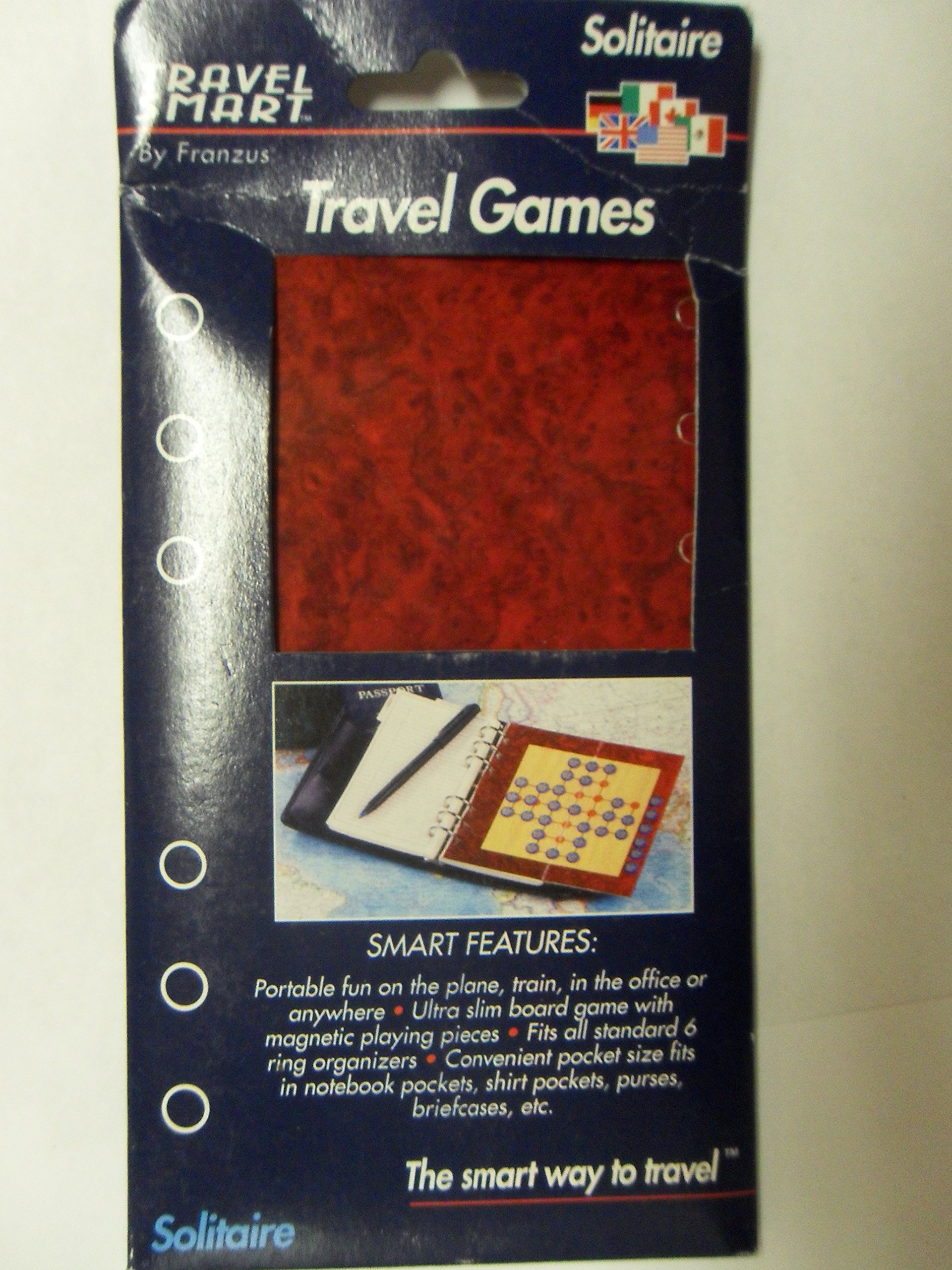 Solitaire Travel Games - Classic Card Game for Adults & Kids | Compact & Portable for Road Trips, Airplane, Camping & Outdoor Adventures