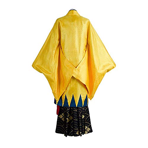 Anime Archer Gilgamesh Cosplay Costume - Yellow Kimono Outfit for Halloween & Anime Conventions | Perfect for Cosplay Events, Halloween Parties & Anime Lovers