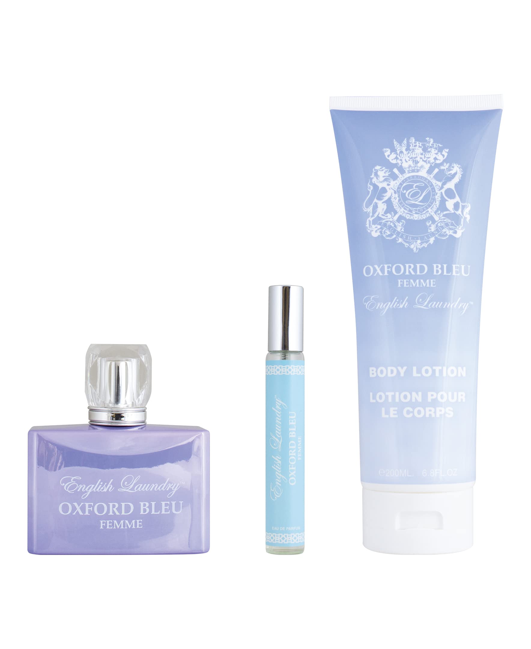 English Laundry Oxford Bleu Women's Eau de Parfum Spray Gift Set - Luxurious Floral Fragrance for Everyday Wear & Special Occasions