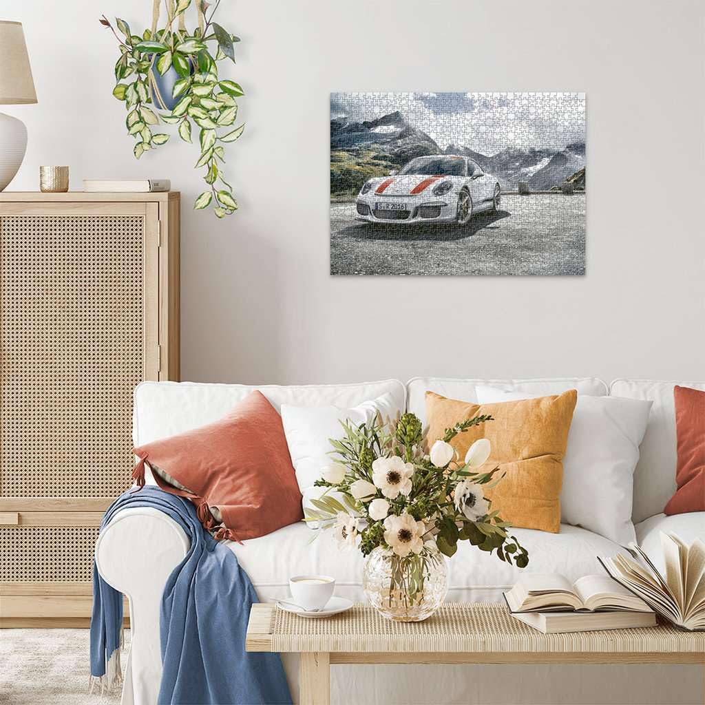 Ravensburger 1000 Piece Puzzle - Porsche 911 R for Adults | Premium Black Jigsaw Puzzle | Perfect for Relaxation, Home Decor & Gift Giving
