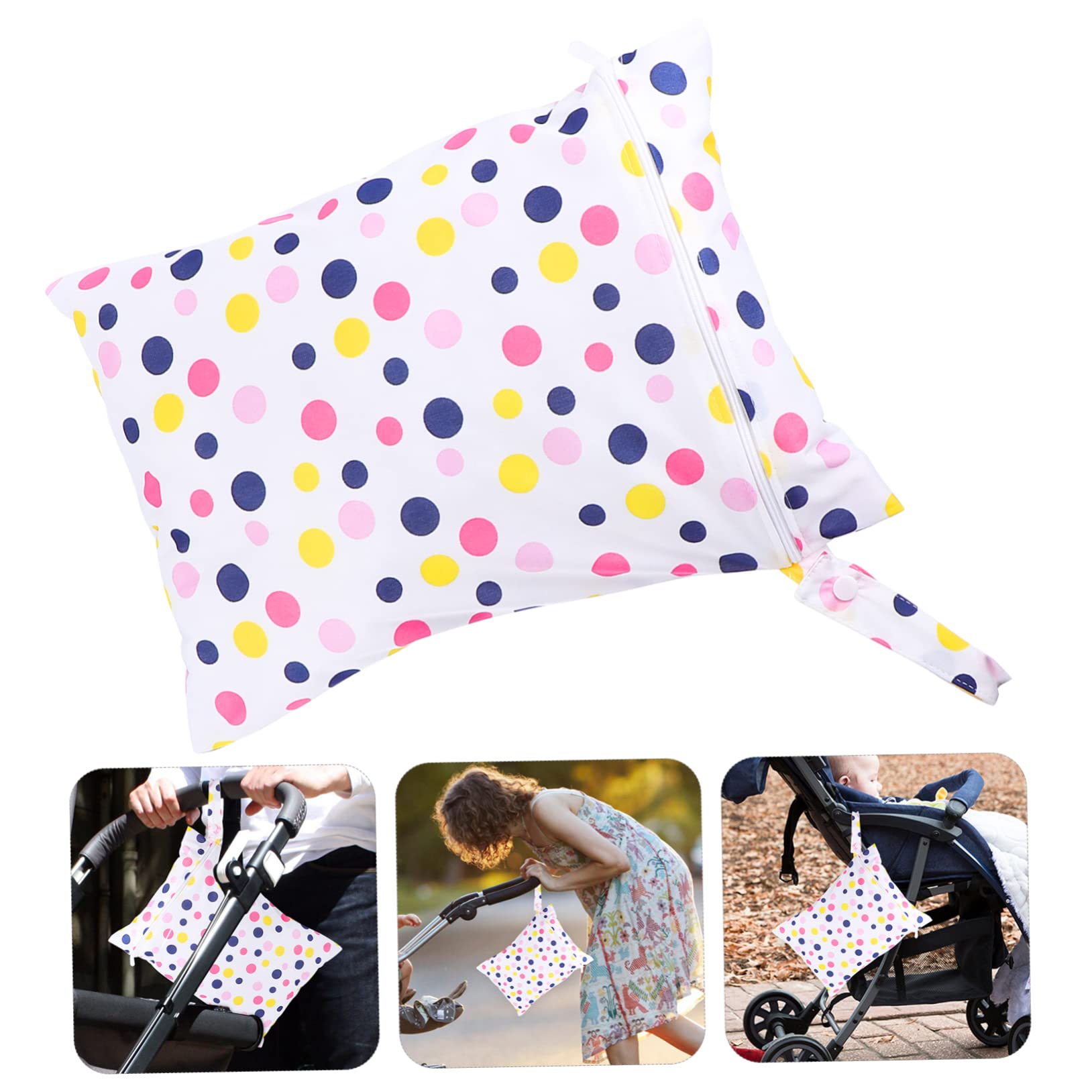 Wakauto Waterproof Wet Dry Bag for Baby - Lightweight Travel Diaper Bag with Zipper, Durable & Easy to Carry - Perfect for Swimming, Beach, Daycare & Outdoor Activities