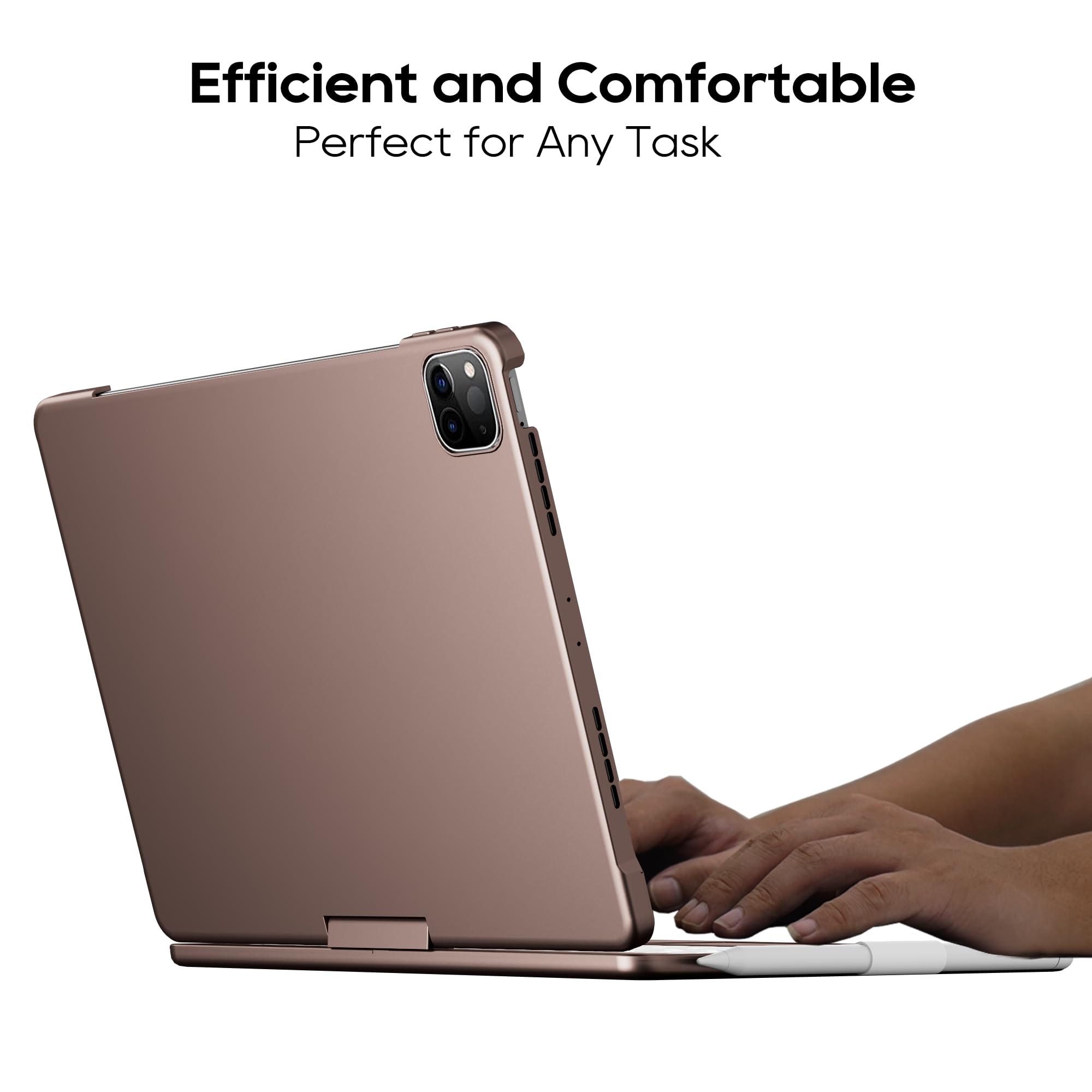 Rotating Backlit Keyboard Case for Apple iPad Air 11