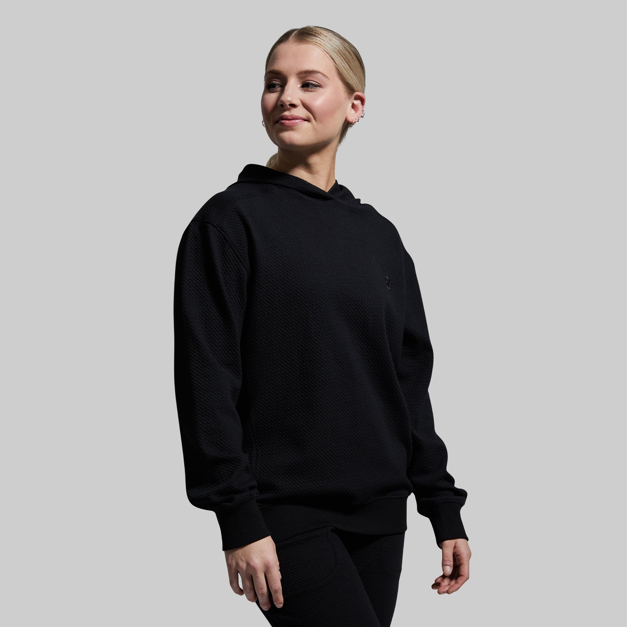 Women's Soft Cloud Hoodie - Cozy Fleece Pullover with Kangaroo Pocket (Black) | Perfect for Casual Wear, Lounging & Outdoor Activities
