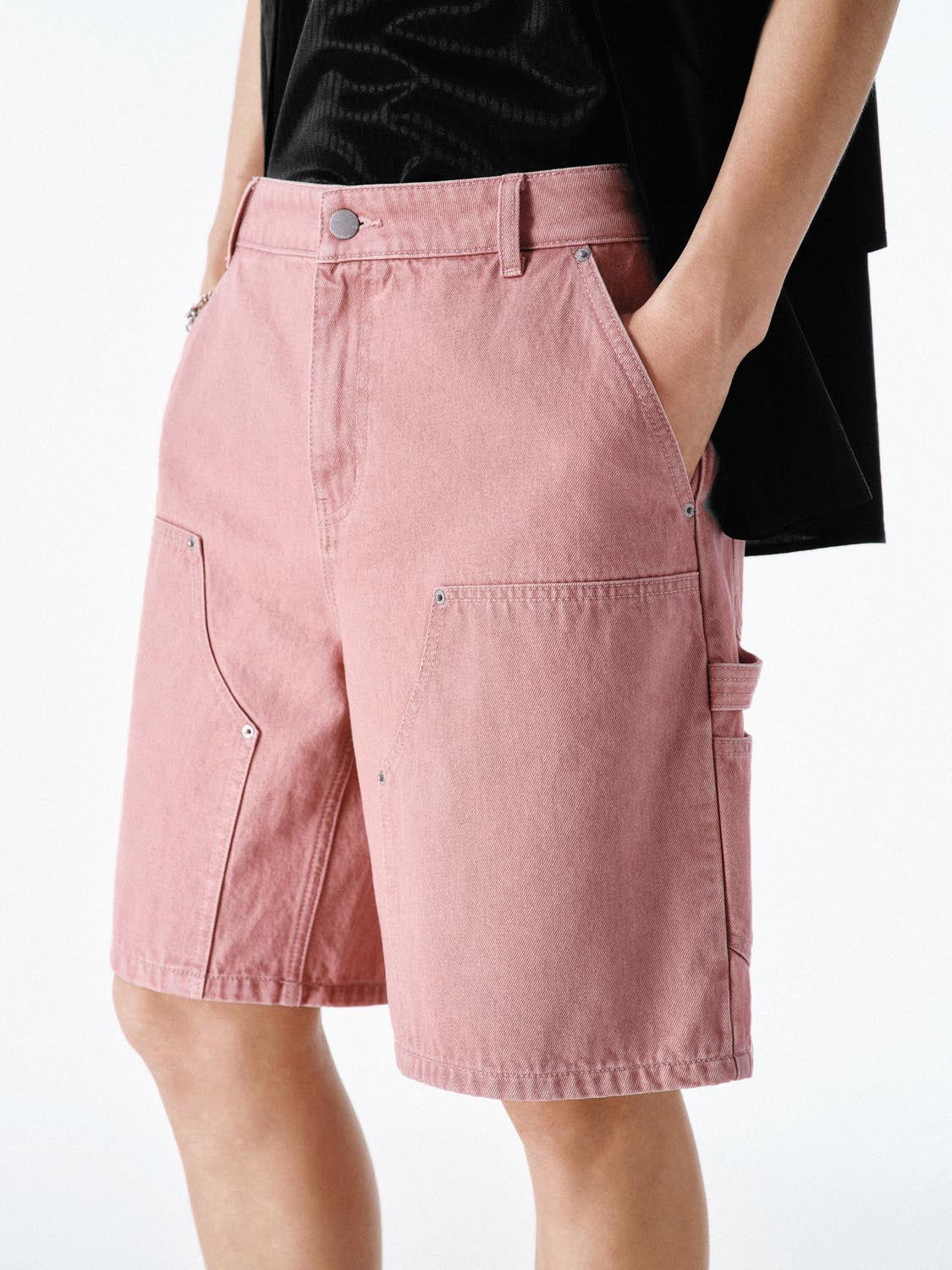 Stylish Women's Denim Shorts Umy850035 - High Waisted Distressed Denim Cutoffs for Summer | Perfect for Beach, Casual Outings & Streetwear Fashion