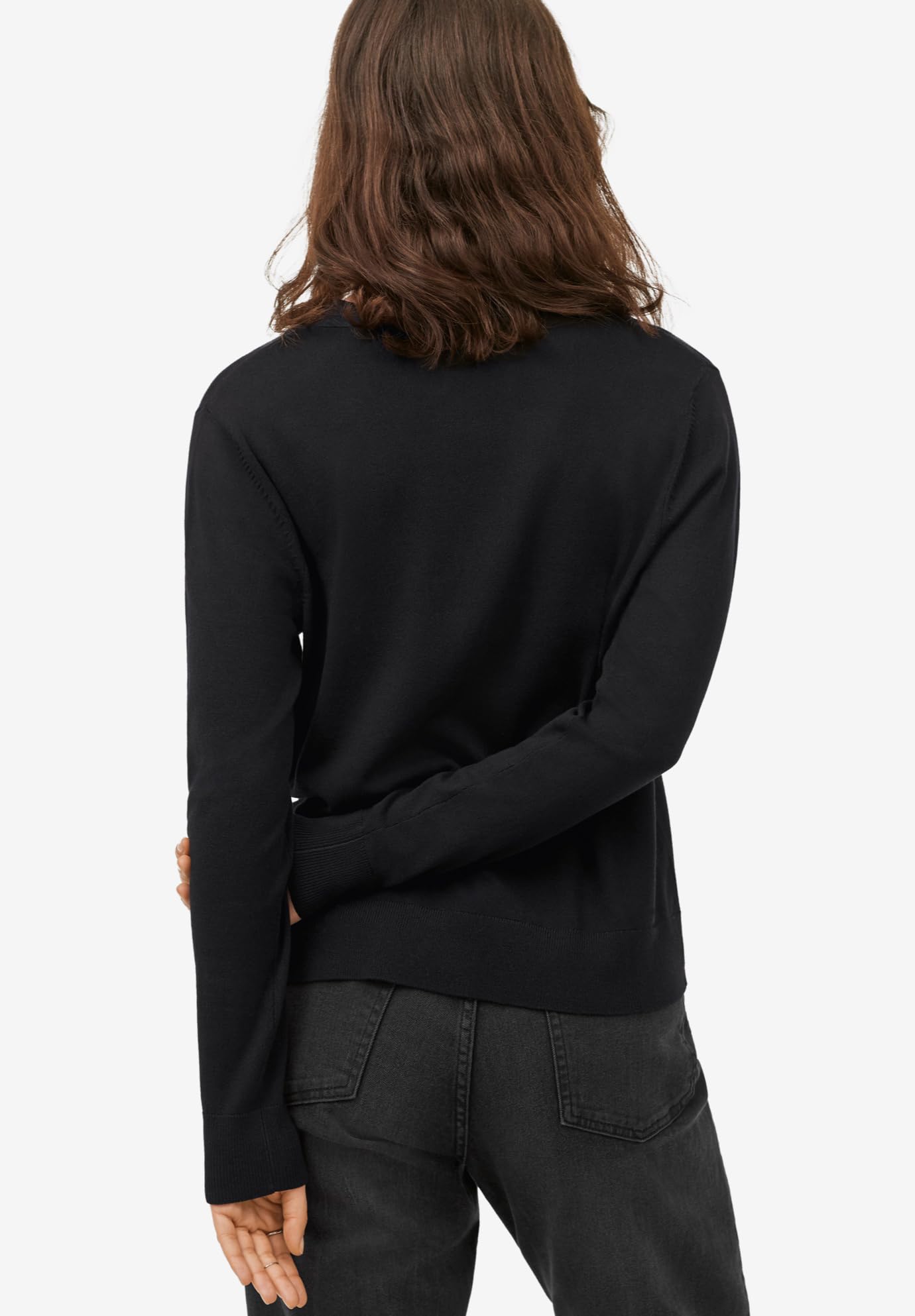 Ellos Women's Plus Size Boxy Cardigan - Soft Oversized Knit Sweater for Casual Wear, Work & Layering | Comfortable Open Front Long Cardigan for Women