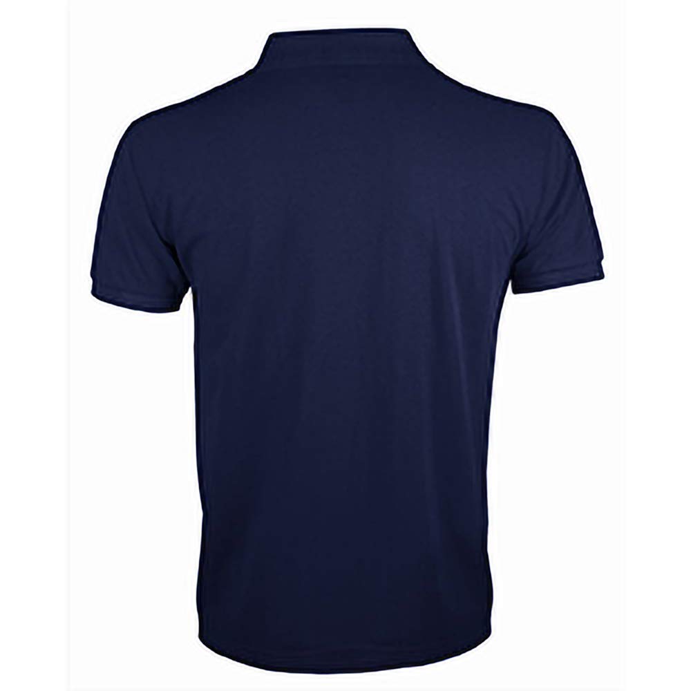 **Men's Prime Pique Short Sleeve Polo Shirt - Classic Fit, Breathable Fabric, XXL (45-47” Chest), Burgundy - Perfect for Casual Wear, Office & Outdoor Activities**