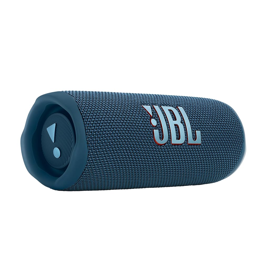 JBL FLIP 6 Waterproof Bluetooth Speaker - Portable Wireless Speaker with 12 Hours Playtime, IP67 Rating, Bundle Includes gSport Carbon Fiber Case (Blue) - Perfect for Beach, Pool, Hiking & Outdoor Adventures