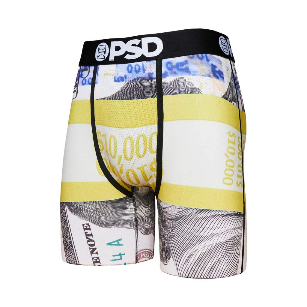 PSD Men's Boxer Briefs - Multi Big Bands for Comfort & Support