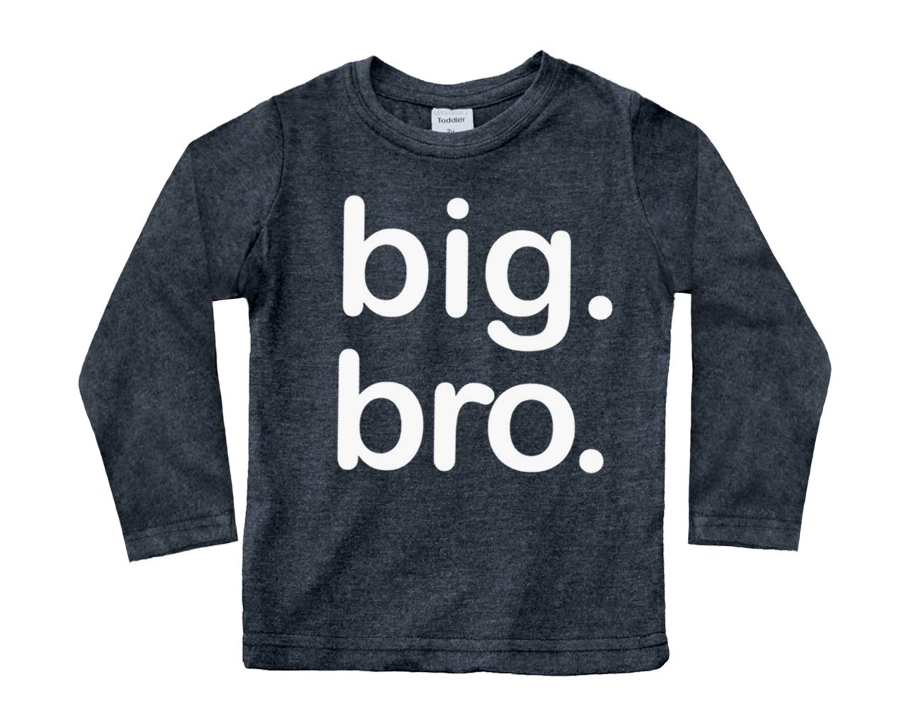 Big Brother Shirt for Toddlers - Cute Big Bro Announcement T-Shirt - Soft Cotton Baby Tee for Sibling Reveal & Family Photos