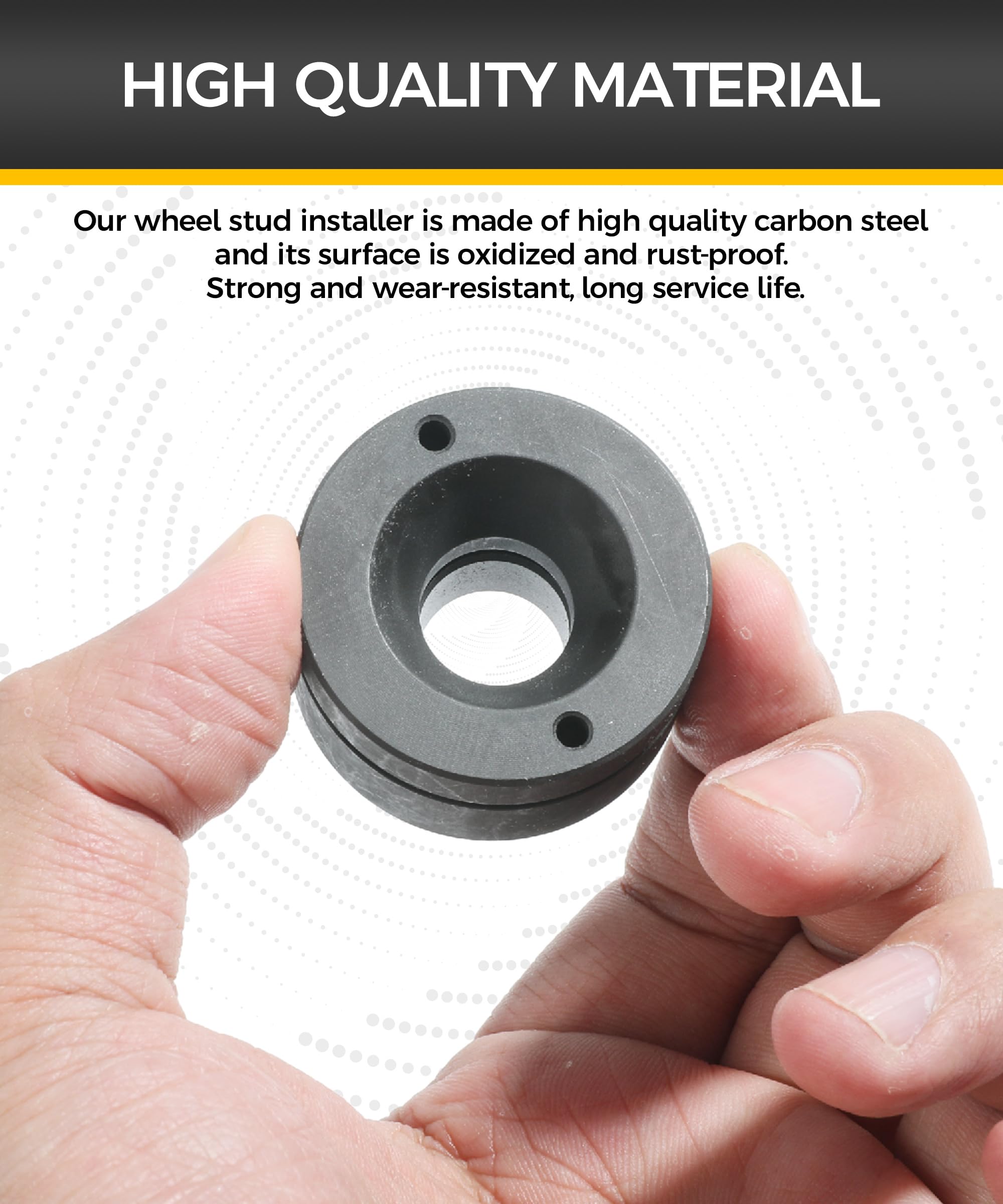 High-Quality Wheel Stud Installer & Remover Tool - 22800 Wheel Stud Kit for Cars & Light-Duty Trucks | Perfect for Wheel Repair, Maintenance & DIY Auto Projects