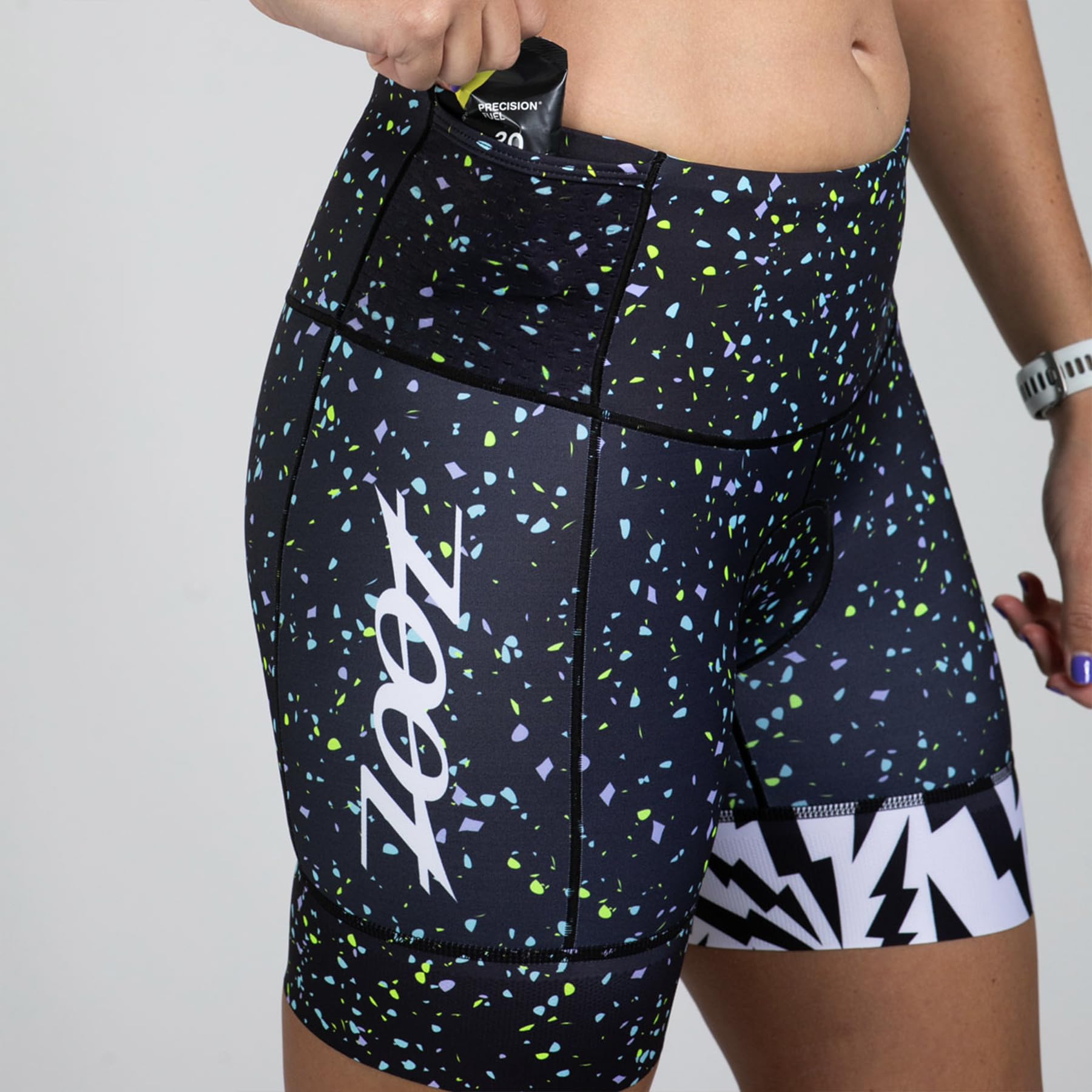 Zoot Women's LTD 6-Inch Triathlon Shorts - Quick-Dry UPF 50+ Cycling Shorts with Padding for Swim, Bike & Run | Perfect for Triathlons, Endurance Training & Outdoor Sports