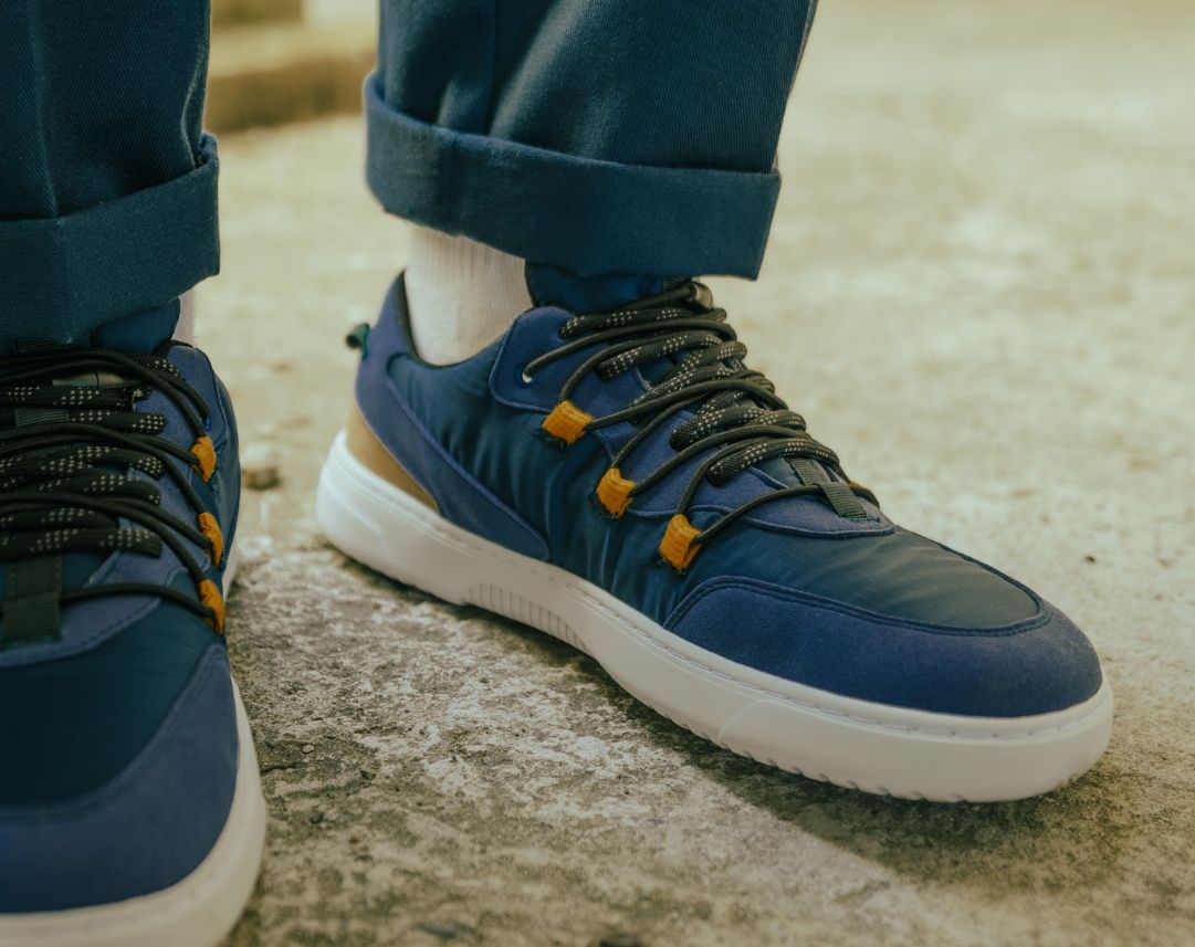 Barefoot Sneakers Barebarics Revive - Blue & White Minimalist Running Shoes for Men & Women | Perfect for Trail Running, Gym Workouts & Everyday Comfort