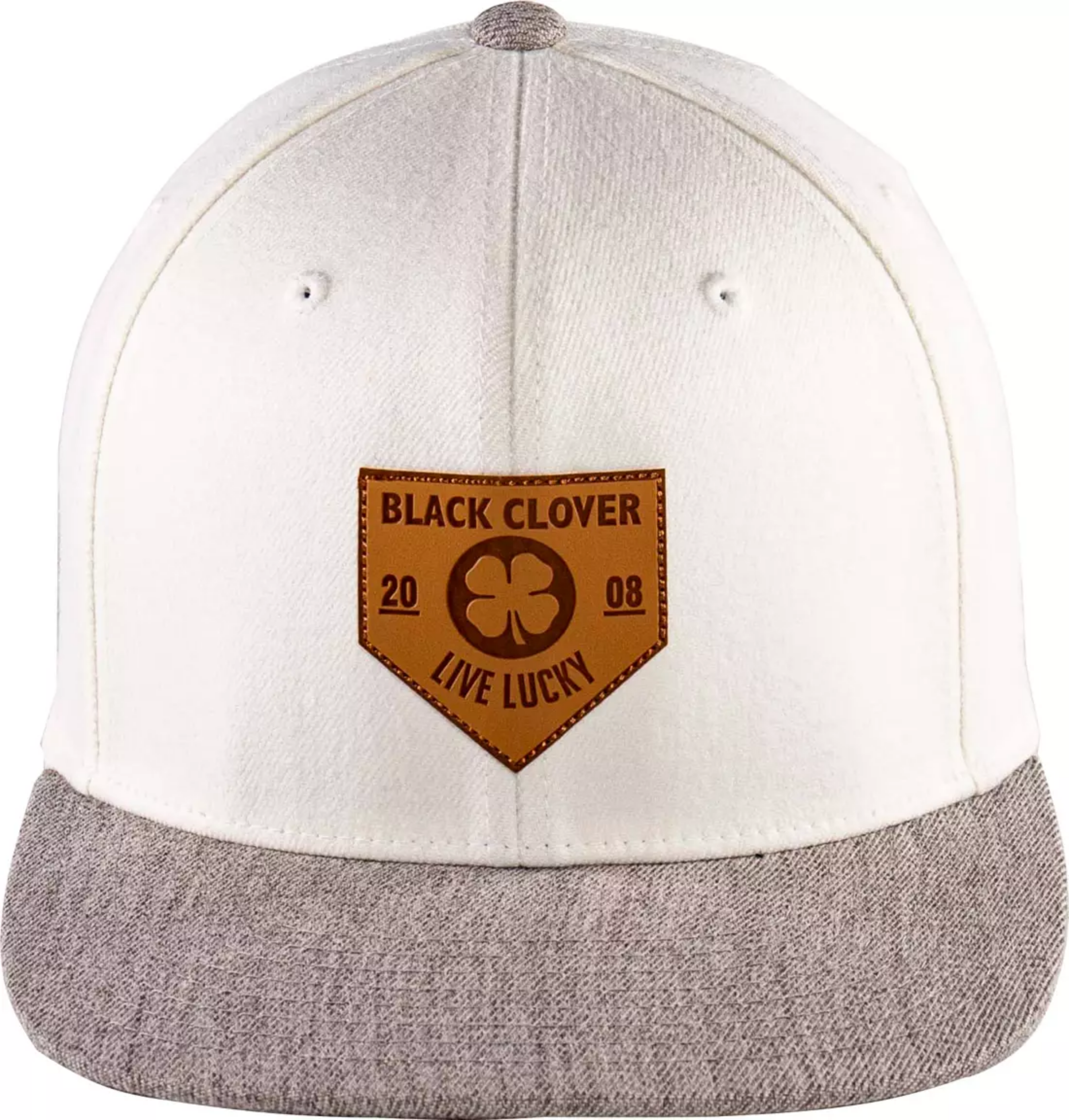 Black Clover x Rawlings Leather Patch Flat Brim Baseball Cap - Stylish Adjustable Hat for Anime Fans & Baseball Enthusiasts - Perfect for Cosplay, Sports Games, and Streetwear Fashion
