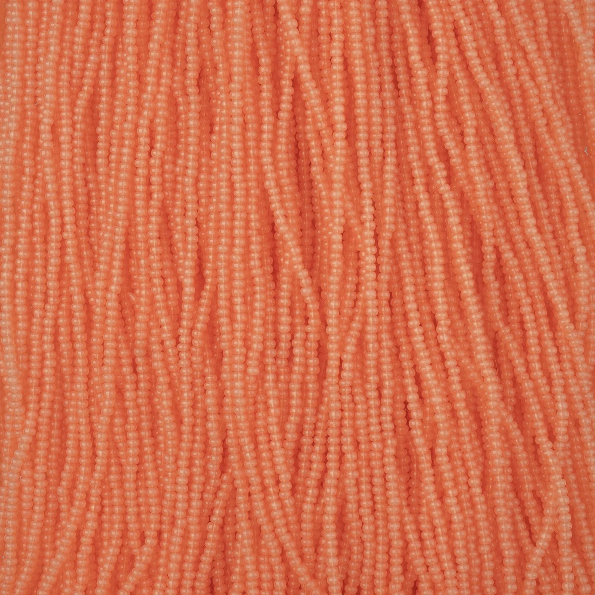 11/0 Czech Seed Beads #43257 Alabaster Orange Solgel - 6 Strand Hank for Jewelry Making, Beading Crafts, and DIY Projects - Perfect for Bracelets, Necklaces, and Embroidery Designs