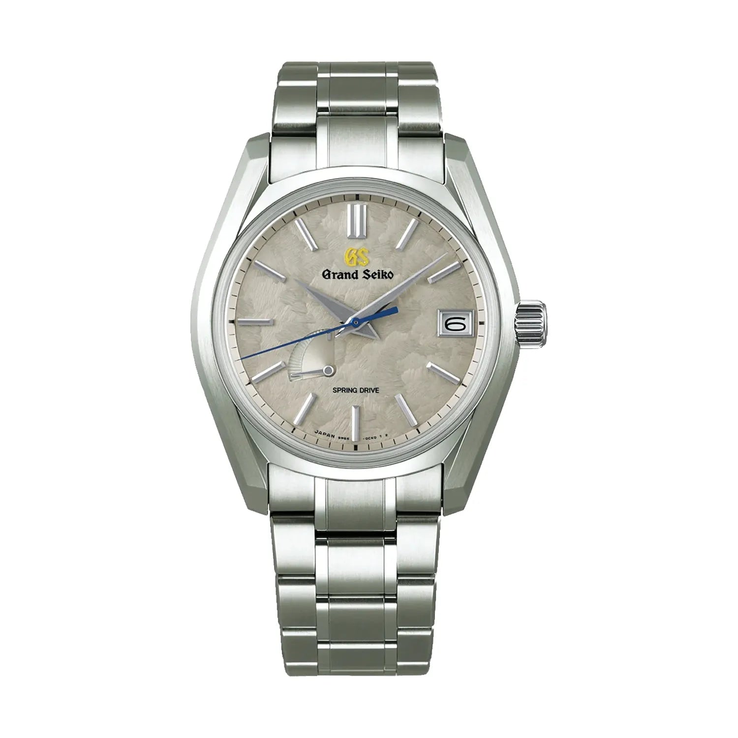 Grand Seiko SBGA415 Winter Taisetsu Heritage Spring Drive 40mm Grey Dial Men's Watch with Bracelet - Perfect for Business Meetings & Formal Occasions