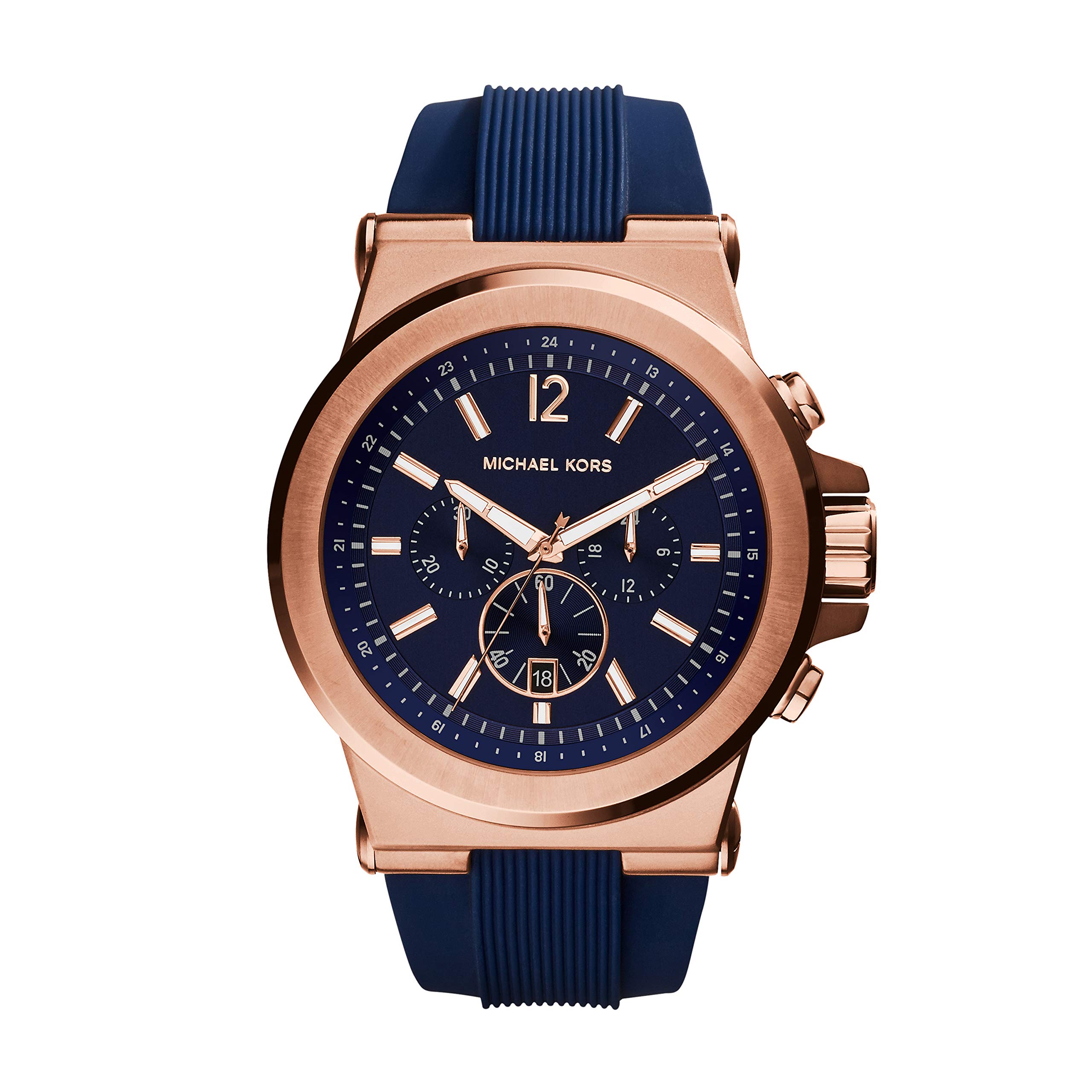 Michael Kors Dylan Stainless Steel Chronograph Watch for Men - Waterproof Luxury Dress Watch with Date Display - Perfect for Business, Formal Events & Everyday Wear
