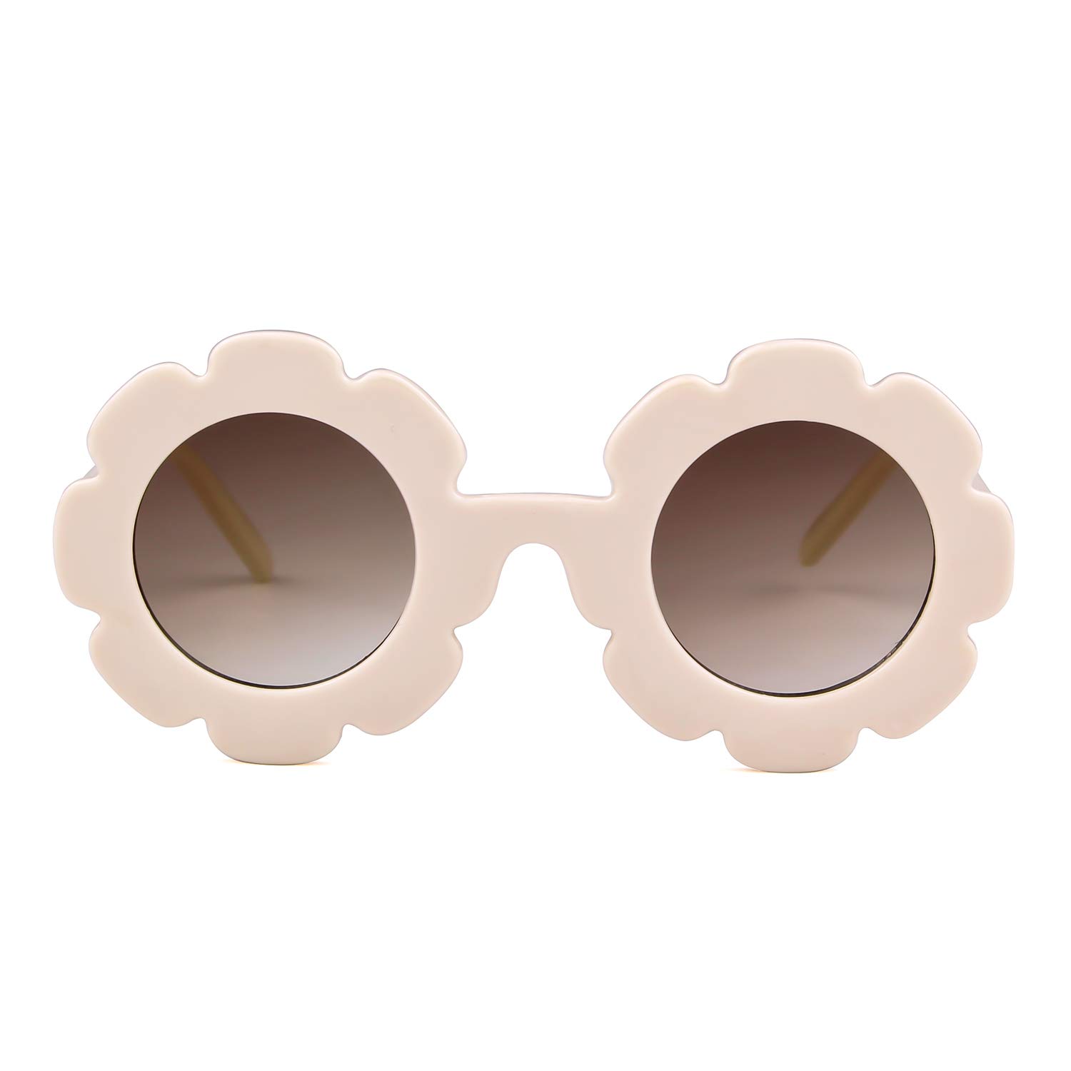 **ADE WU Kids Sunglasses – Round Flower Cute UV 400 Protection Glasses for Boys & Girls – Perfect for Outdoor Play, Beach, and Summer Activities**
