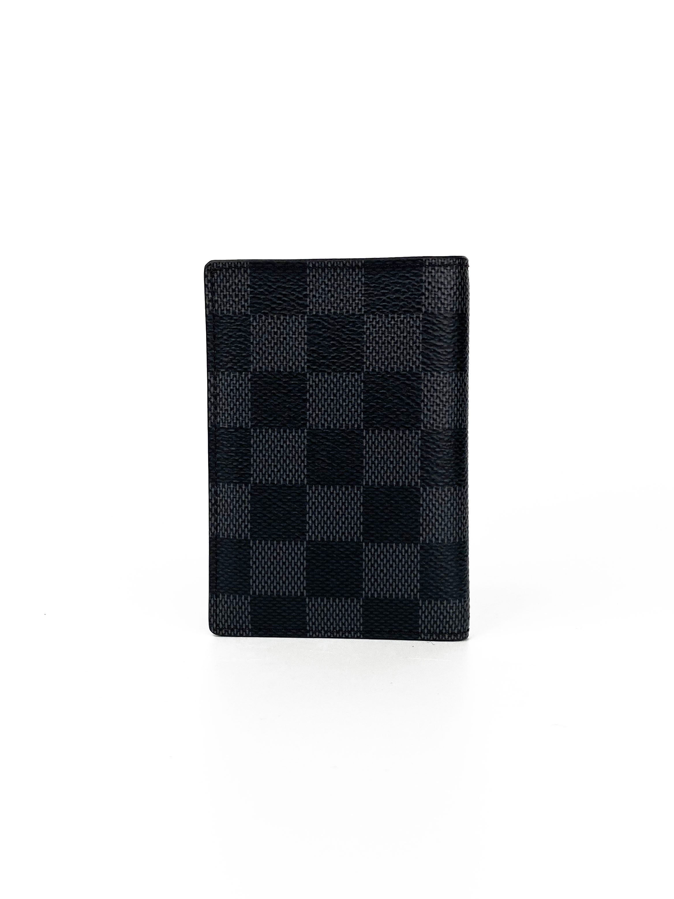Louis Vuitton Damier Graphite Men's Wallet - Slim Bifold Pocket Organizer for Credit Cards & Cash | Perfect for Business, Travel & Everyday Use