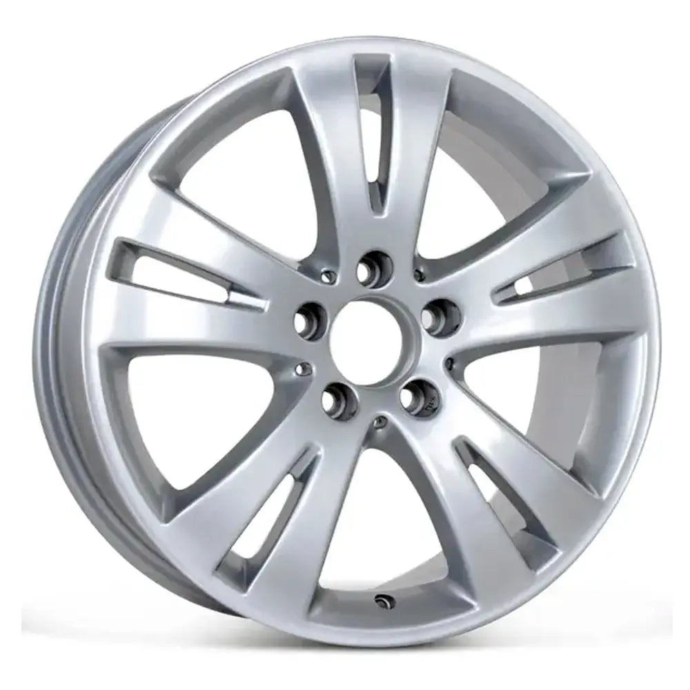 17 Inch Mercedes C300 Wheel Replacement - Silver Replica Rim 65524 | Premium Alloy Wheels for Mercedes C300 Sedan & Coupe | Perfect for Upgrades & Customization