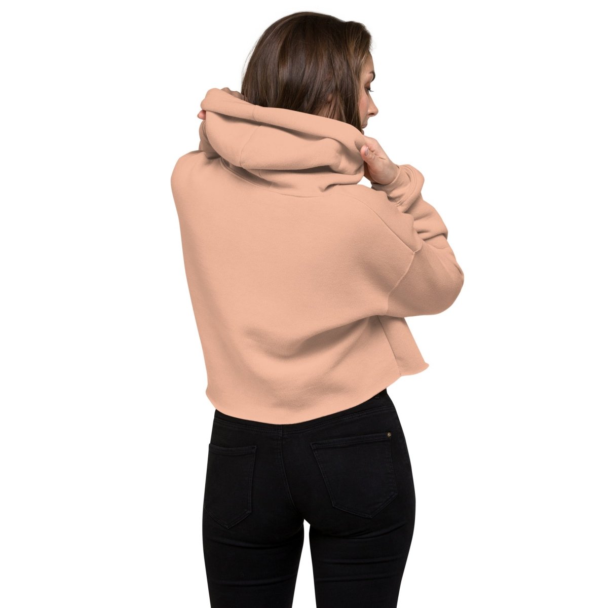 Cozy Inner Peace Sloth Crop Hoodie for Women - Soft Pullover Sweatshirt for Yoga, Lounge & Casual Wear