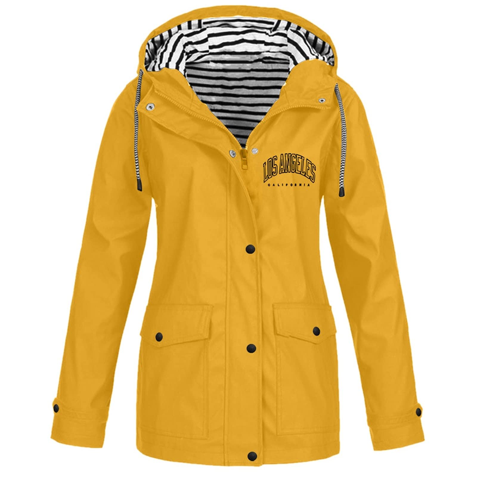 Women's Plus Size Solid Color Hooded Windbreaker Jacket - Casual Outdoor Pullover for Wind Protection | Perfect for Hiking, Travel & Everyday Wear