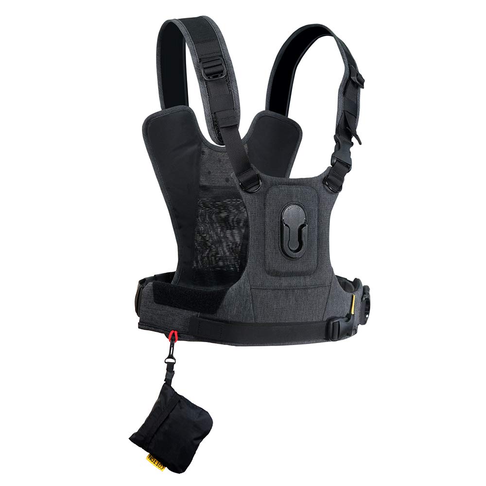 CCS G3 Camera Harness System for DSLR & Mirrorless Cameras - Adjustable Grey Safety Strap - Perfect for Outdoor Photography, Hiking & Adventure Sports