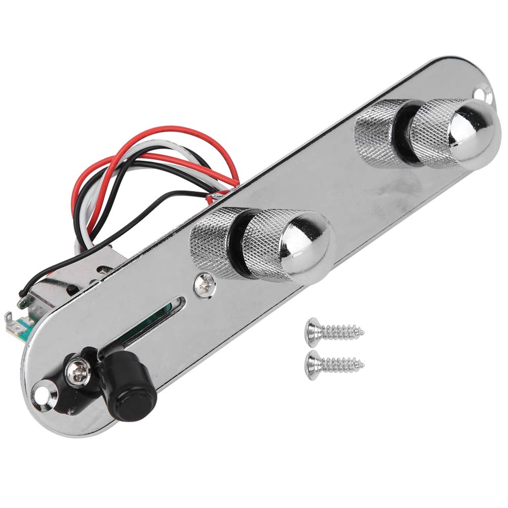 Premium Prewired Guitar Control Plate - High-Quality Zinc Alloy Replacement Part for Electric Guitars | Perfect for DIY Guitar Repair & Customization Projects | Ideal for Musicians & Guitar Enthusiasts