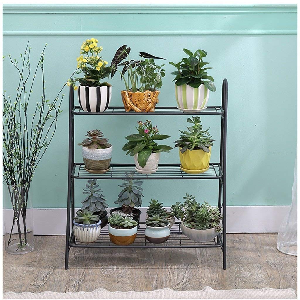 3-Tier Stackable Metal Shoe Rack Organizer - Adjustable Flat & Slant Shelves for Closet, Bedroom, Entryway - Space Saving Storage Solution for Shoes, Bags & Home Decor