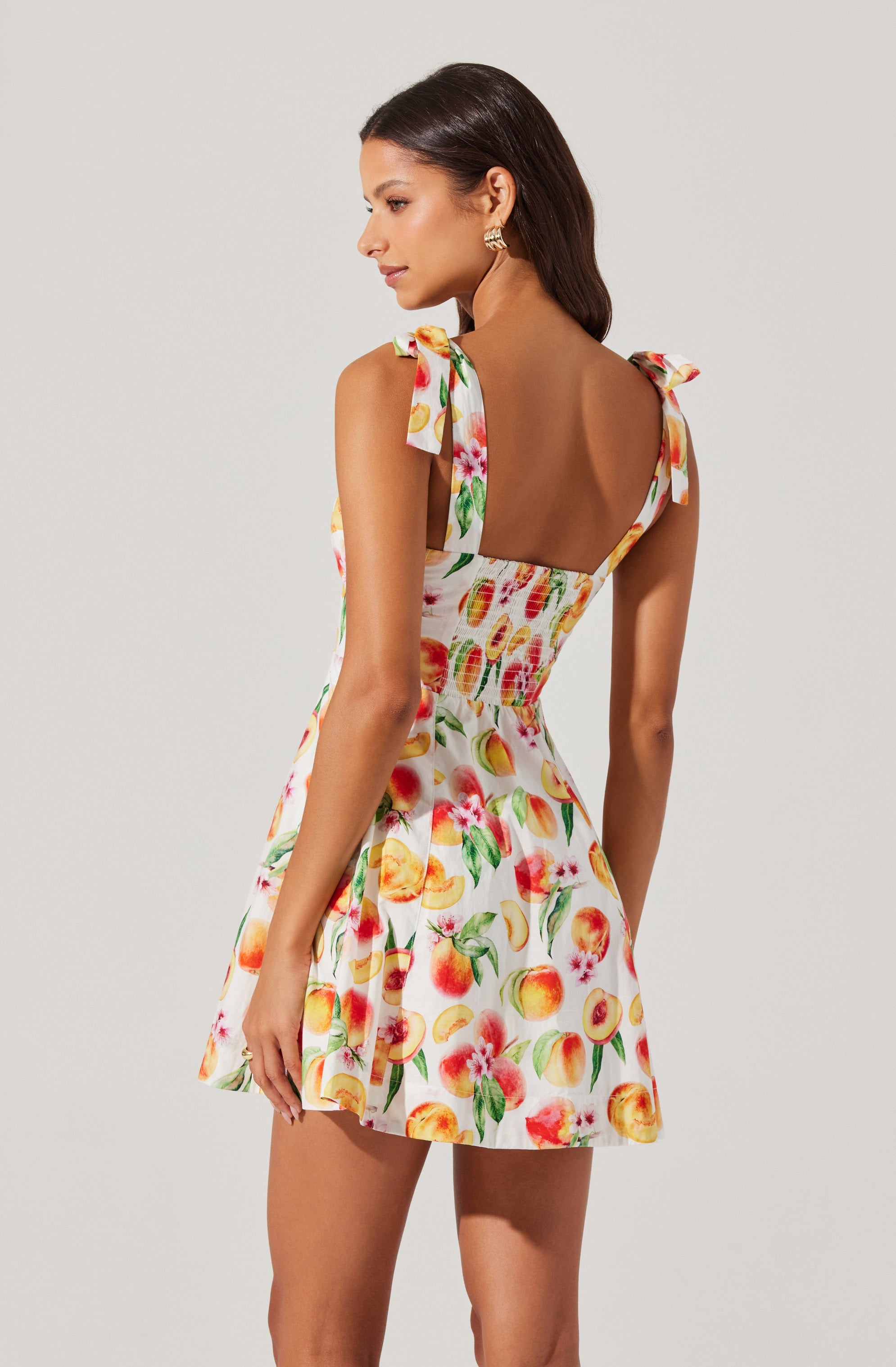 Tinesha Bow Strap Mini Dress - Elegant Flowy Summer Party Cocktail Dress for Women | Perfect for Weddings, Date Nights & Special Occasions