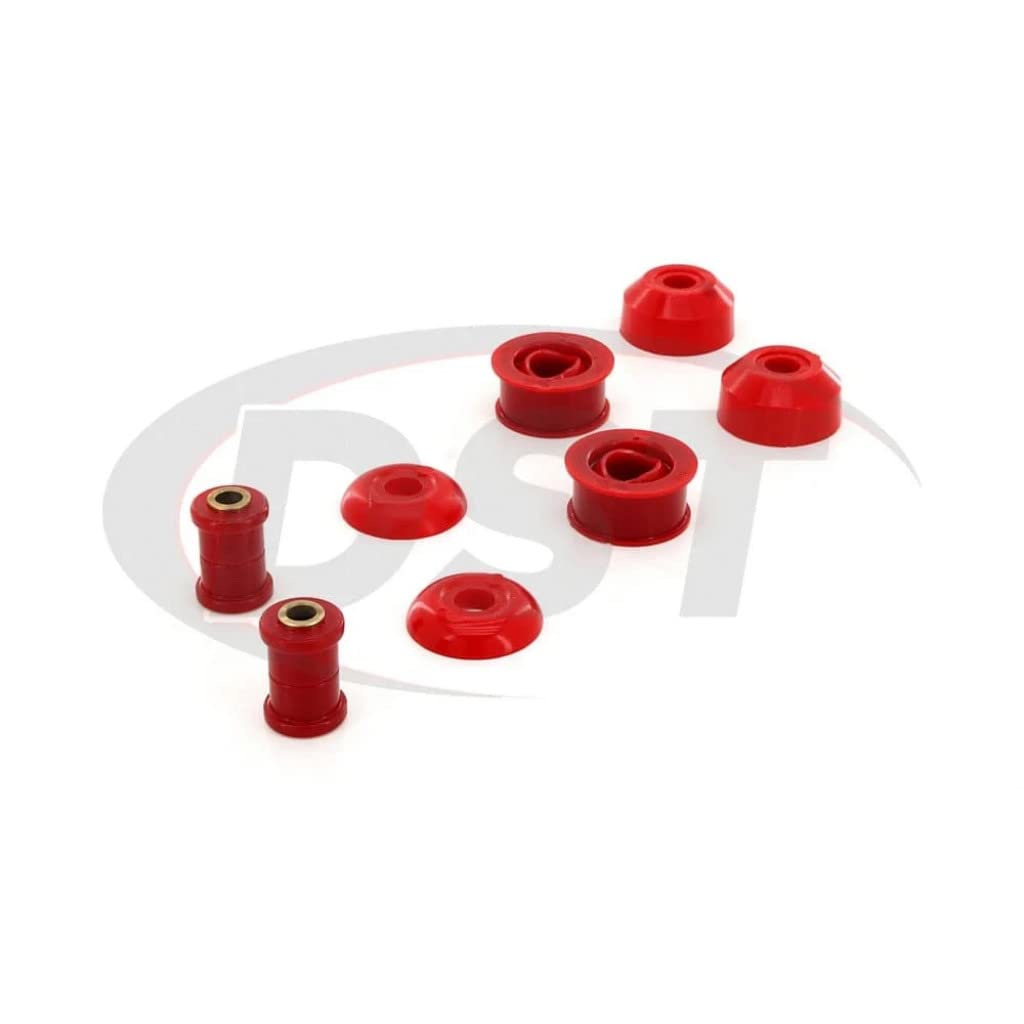 Energy Suspension Front Control Arm Bushing Kit for 2003-2004 Toyota Corolla - Red (8.3120R) | High-Performance Polyurethane Bushings for Smoother Ride & Better Handling | Perfect for Street Performance & Daily Driving