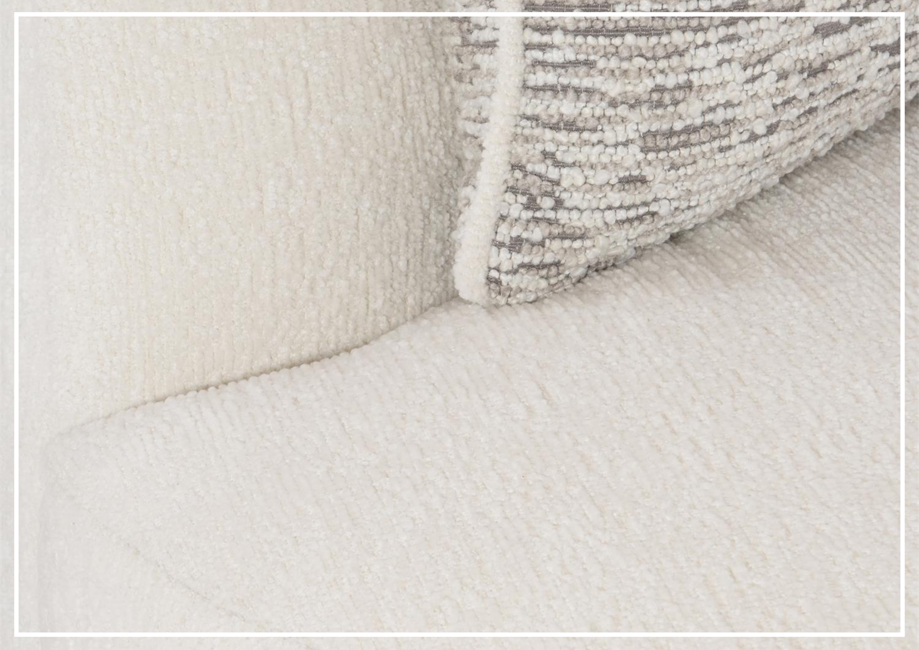 Bernhardt Elle 3-Seater Fabric Sofa in White - Modern Living Room Furniture for Small Spaces | Perfect for Apartments, Condos & Cozy Homes