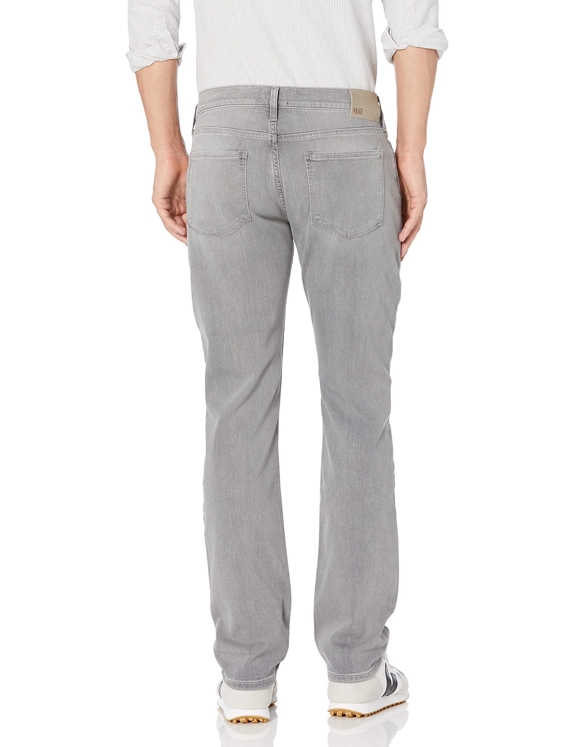 PAIGE Men's Normandie Transcend Slim Fit Stretch Denim Jeans | Comfortable & Stylish for Casual Wear, Office & Night Out