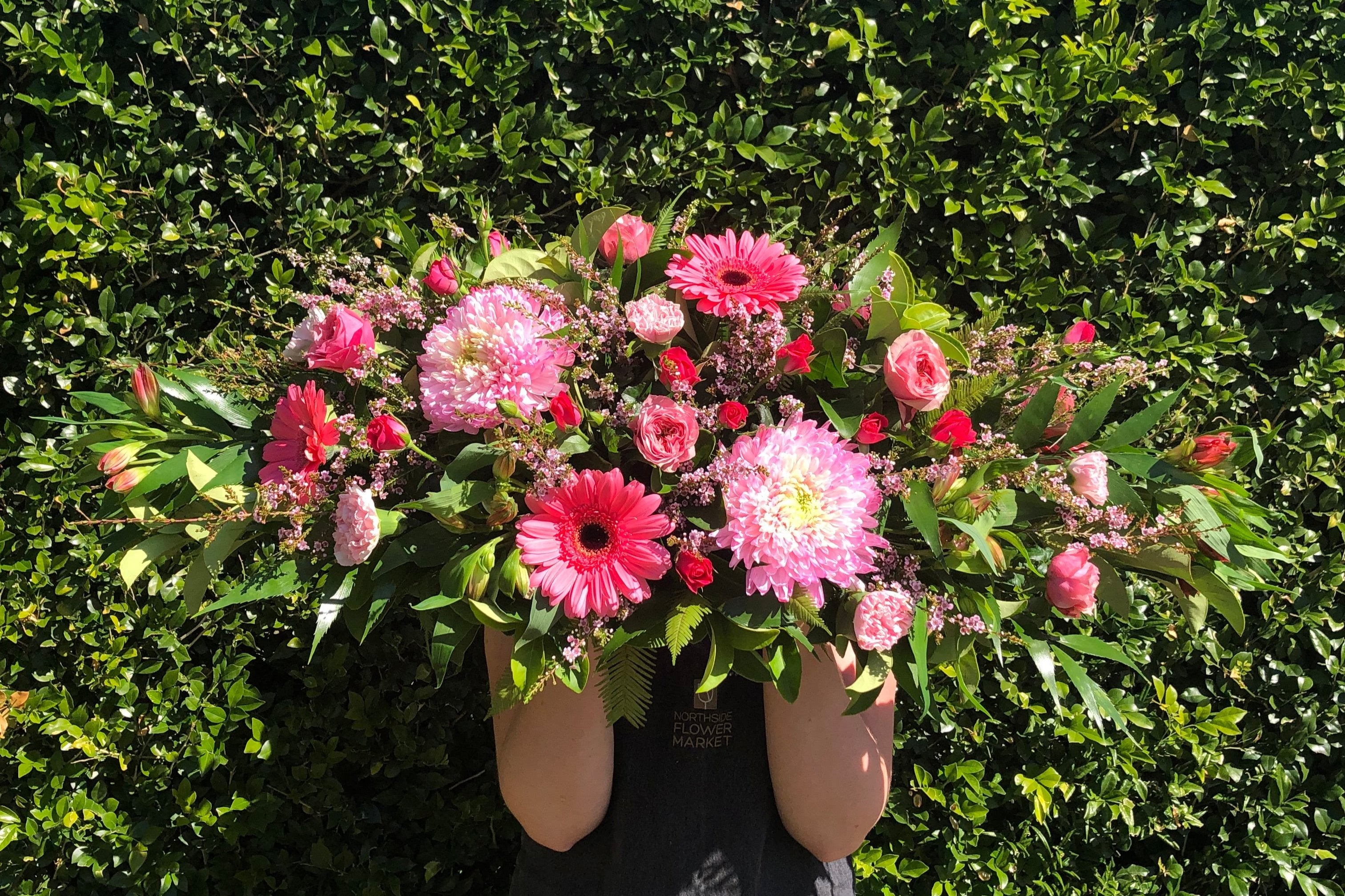 Pink Casket Spray - Elegant Floral Arrangement for Funeral & Memorial Services | Sympathy & Condolence Flowers
