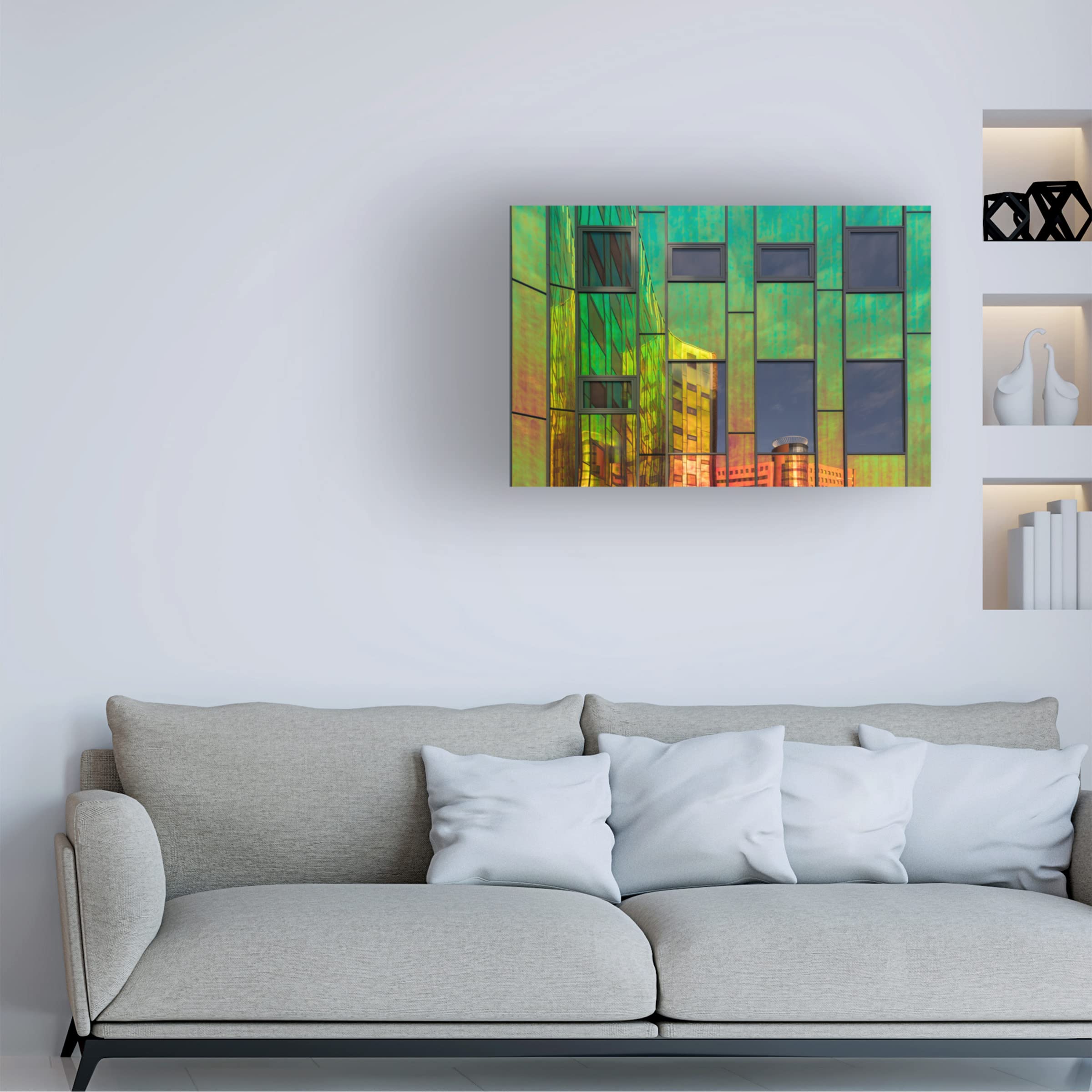 The Neighbour' Canvas Wall Art by Theo Luycx - Modern Home Decor for Living Room, Bedroom & Office | Trademark Fine Art Collection