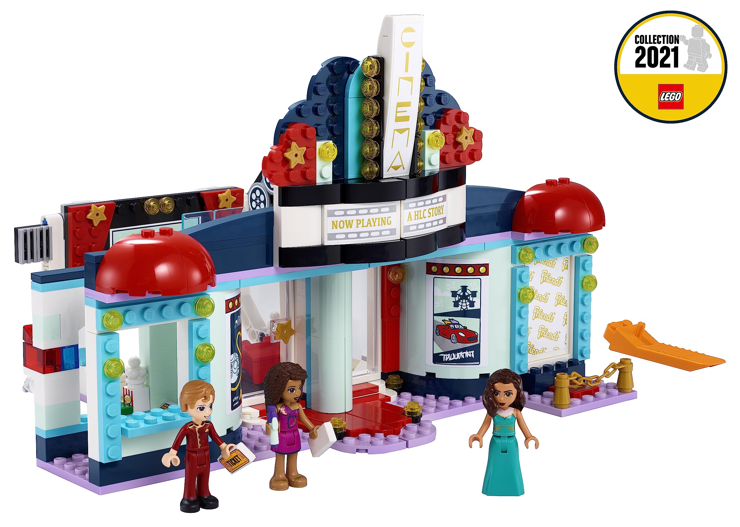 LEGO 41448 Friends Heartlake City Movie Theater Building Set - Creative Play for Kids, Perfect for Birthday Gifts & Role-Playing Scenes