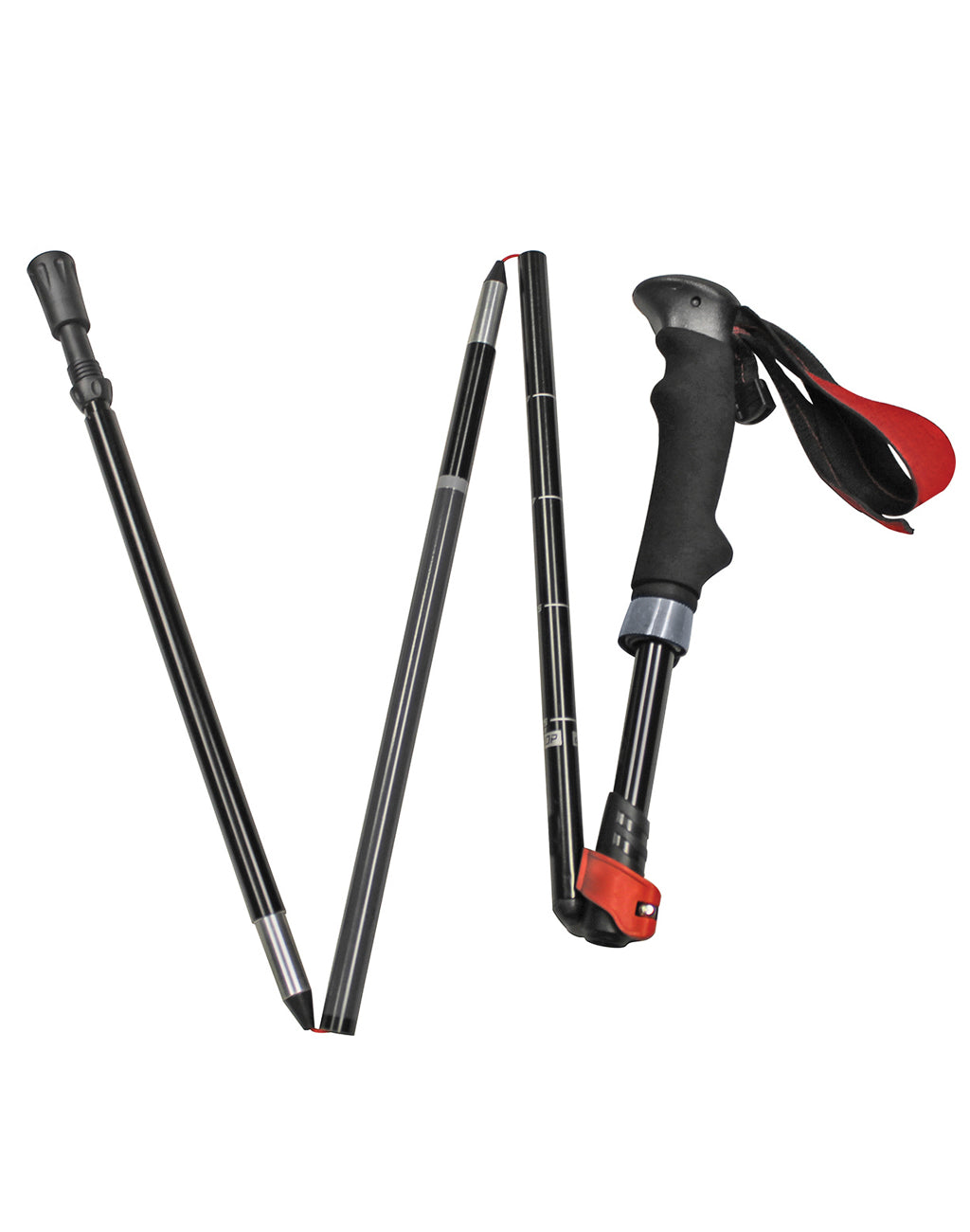 Foldable Adjustable Walking Stick for Seniors & Hiking - Lightweight Collapsible Cane with Comfortable Handle - Perfect for Travel, Outdoor Activities & Daily Support